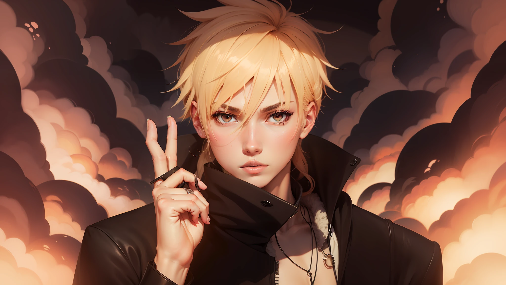 Anime style, cartoon style