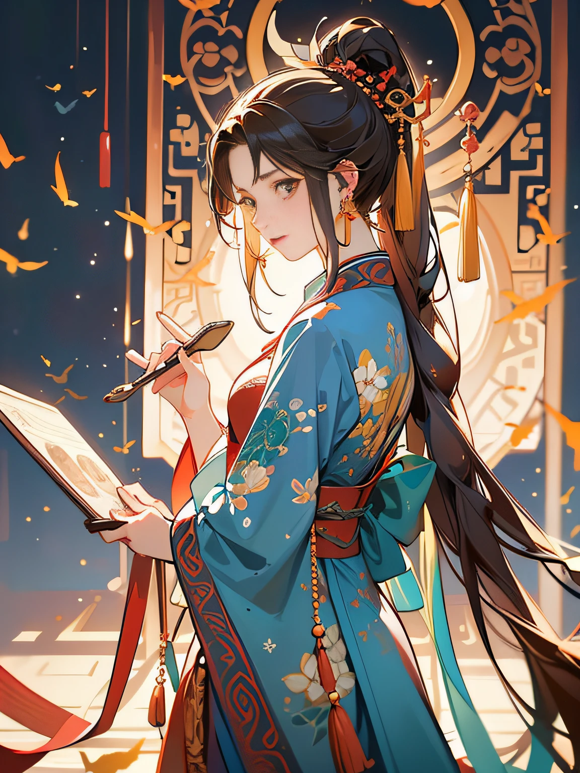 《master piece:highs quality,pixiv:1.4,A fine presentation of Song Dynasty gong strokes》
