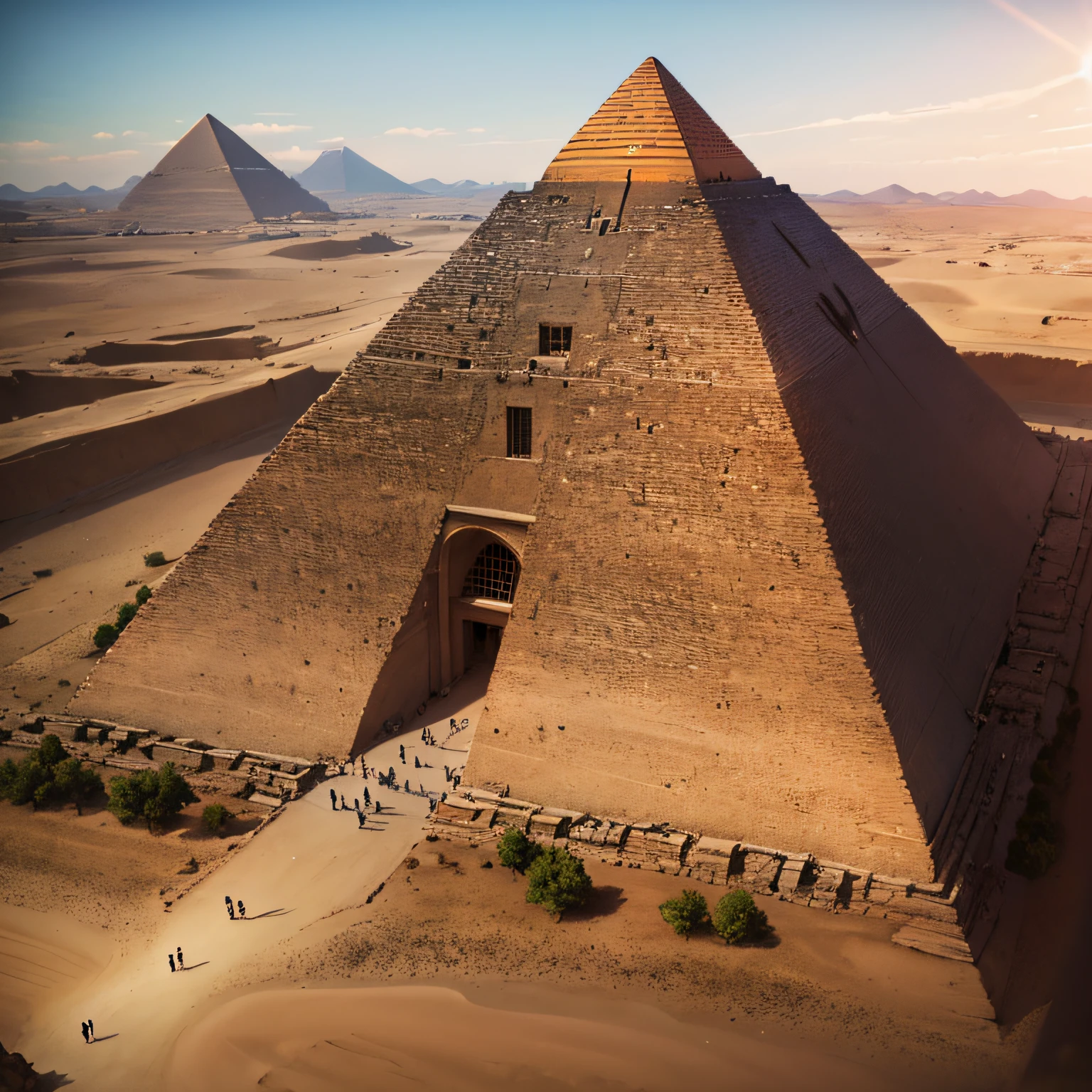 8K image of the pyramid of Egypt --auto