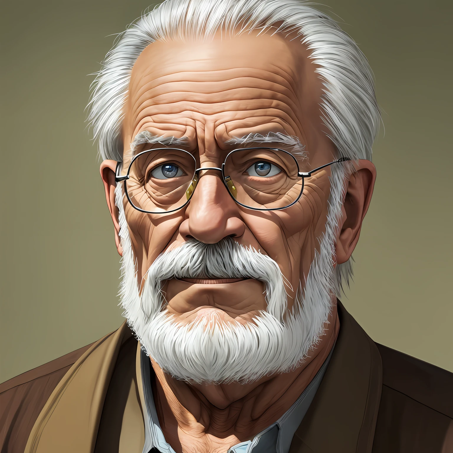 an old man with a serious look on his face, old man portrait, cyberpunk old man, an old man, the look of an elderly person, realistic digital painting, inspired by senior character artist, realistic portrait, cinematic realistic portrait, super realistic painting style, stefan koidl inspired, ultra detailed portrait, real life portrait, realistic painting style, realistic character concept art, 4k --auto