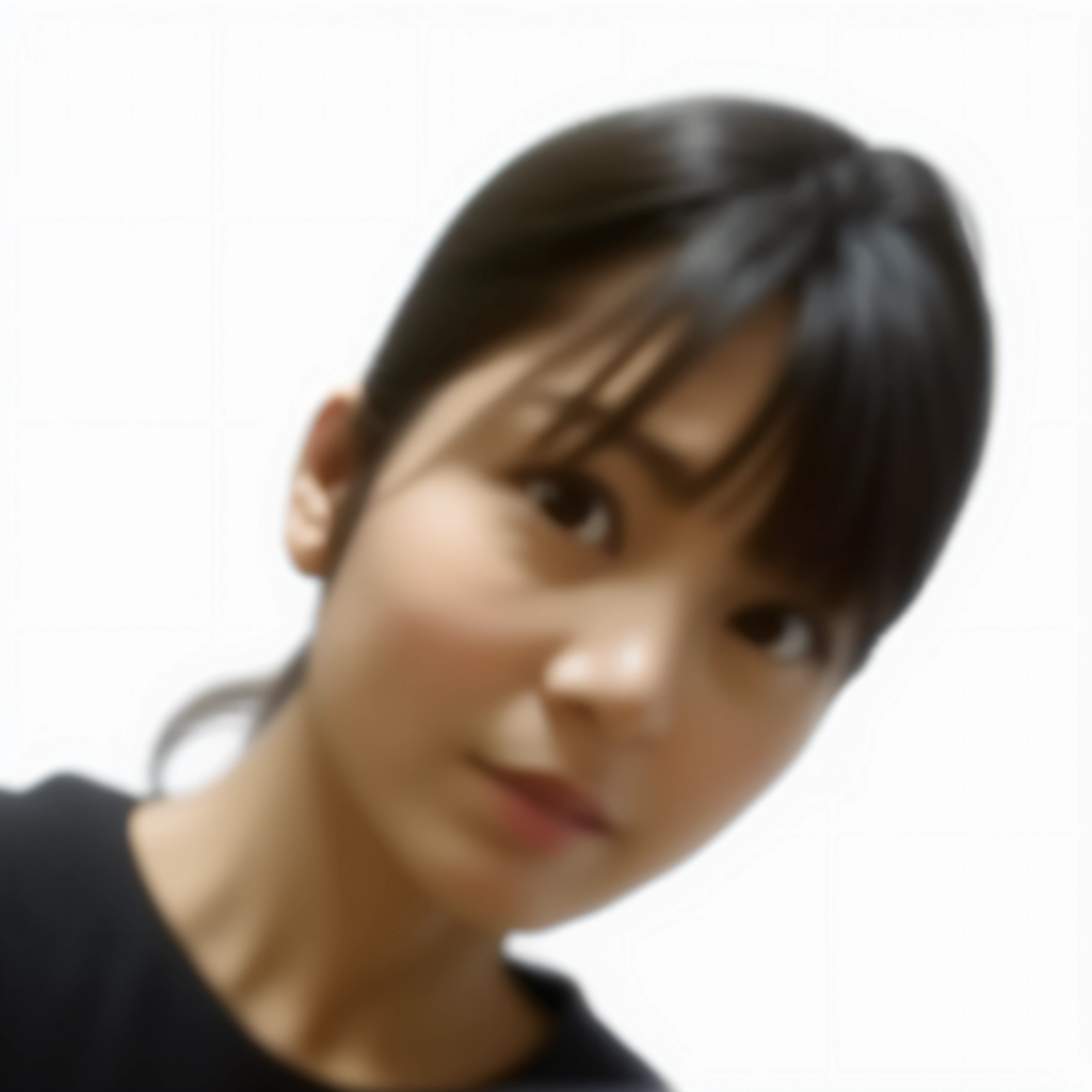 arafed woman with a black shirt and a black shirt, Shiori Teshirogi, 奈良美智, chiaki nanami, iwakura lain, tsugumi ohba, kotegawa yui, akiko takase, lain iwakura, Yuka Kazami, chiho