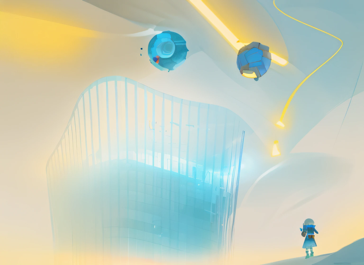 Light cones, futuristic, destiny of design