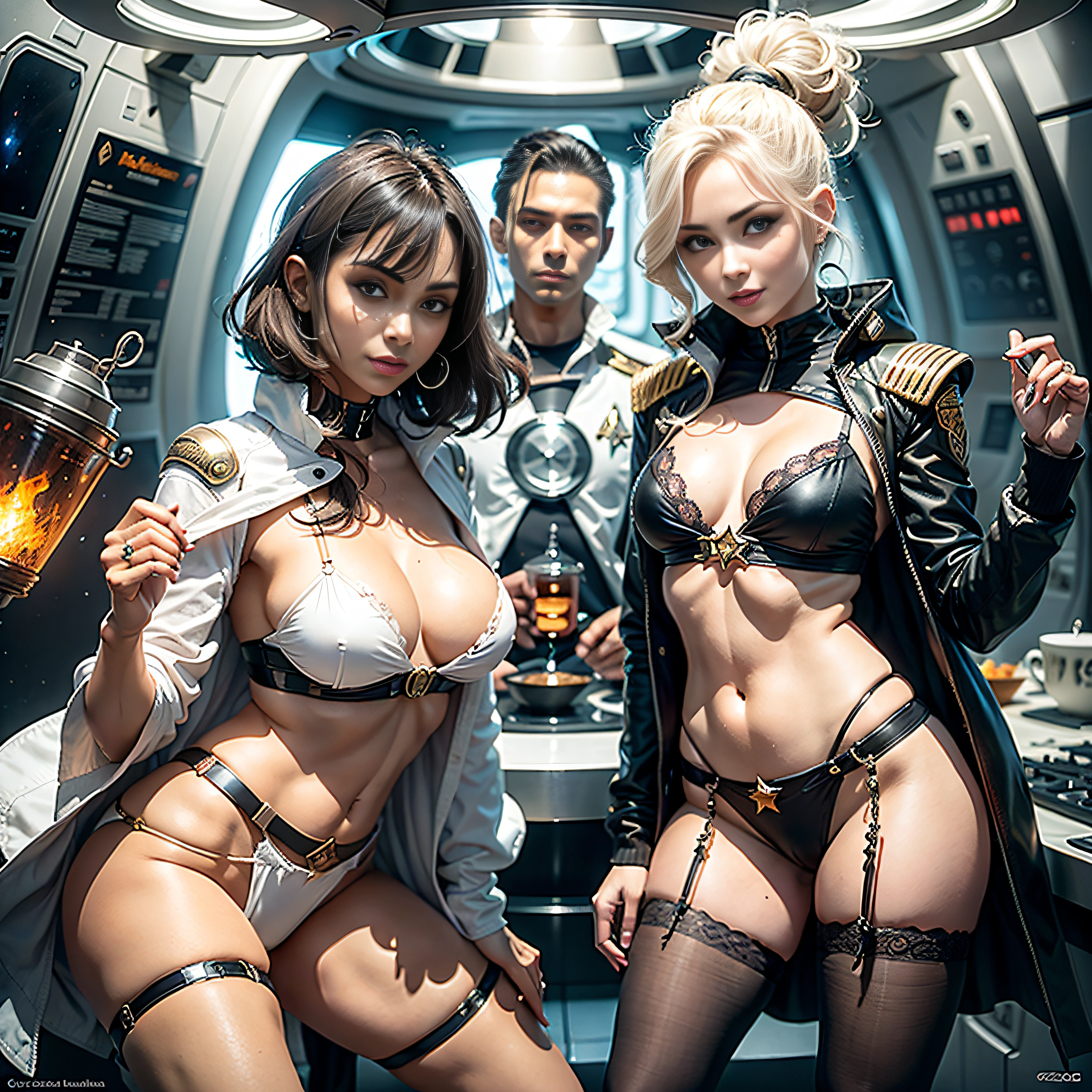 Galaxie Star Sun Station-Port War Will-o'-the-wisp Goddess Queen Conceptual contre-jours:1.5 scene "Star Trek" Deep Space Ship Pilots "Heavy Metal" Devastating cyberpunk Trekkies mature female athlètes "luis Royo" dazzling Admiral slow-motion marchants richly decorated Cosplay Royale "Zoë Saldana" "Nichelle Nichols" "Annika Hansen" jacket cow-boy 38years sunLight luminescence ultra:1.5 pro-Photorealistic:1.5 optimaux:1.5 qualities:1.5 details:1.5 precise:1.5 reflex:1.5 Resolution:1.5 max:1.5 perfection:1.5 volumetrics:1.5 graduates:1.5 nettetés:1.5 improved:1.5 Octane_rendues:1.5 UHD XT3 16K DSLR HDR unrealengine5 saturate:1.5 ombres analogiques:1.5 3dcg corps:1.5 symmetrical athletes tanned face:1.5 cheekbones effects glow embarrassed indigos eyeliner beautiful sapphires:1.5 dark eyes pupils black brown retina lazulis iris turquoise mouth open teeth obvious smiles hairstyles short fringes ecstatic floating jacket quirky fixed eccentric cape levitating shoulders-off shirt lace clavicles white papillotes embroidered breasts varied breasts:1.5 satin bikini points:1.5 corsait sundrop navy thick felther felt skirt matching silks spinels loose swinging navel waist belts-Chastity padlock Gold decorated silver agate revealing pubis scarlet pubis-hairy underwear:1.5 garters snaps thighs legs boots stainless steel gothic thick onyx magic:1.5 rubis invoques:1.5 incandescentes toy CGSCOSITY floraison background équirectangulaire 360 Cristallines flying Enterprise NCC-1701 Star-Trek Micro Recorder flash (EOS R6 135mm 1/1250s f/2.8 ISO400) pistol-Phaser NCC-1701-42 shoot phaser Mécanisés adaptable Canon-ion Borg opale mannequins Seven-of-Nine dramatic straight dressed armor heavy chrome metallic flat sensor rune lava bands antenna engravings Tourmaline glyphs plasma fathoms brass copper fullbodye "Star-Trek" chef-d'work Michelangelo armoirie heart Earth hearth Bruce-Weber women tatouage raw nsfw etc.