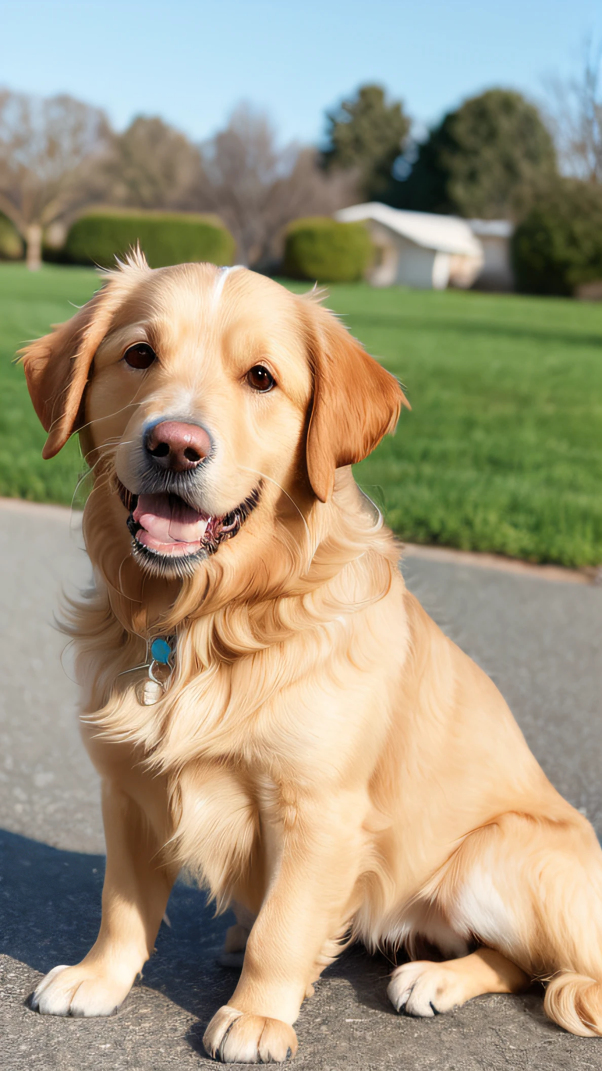 10 years old golden retriever