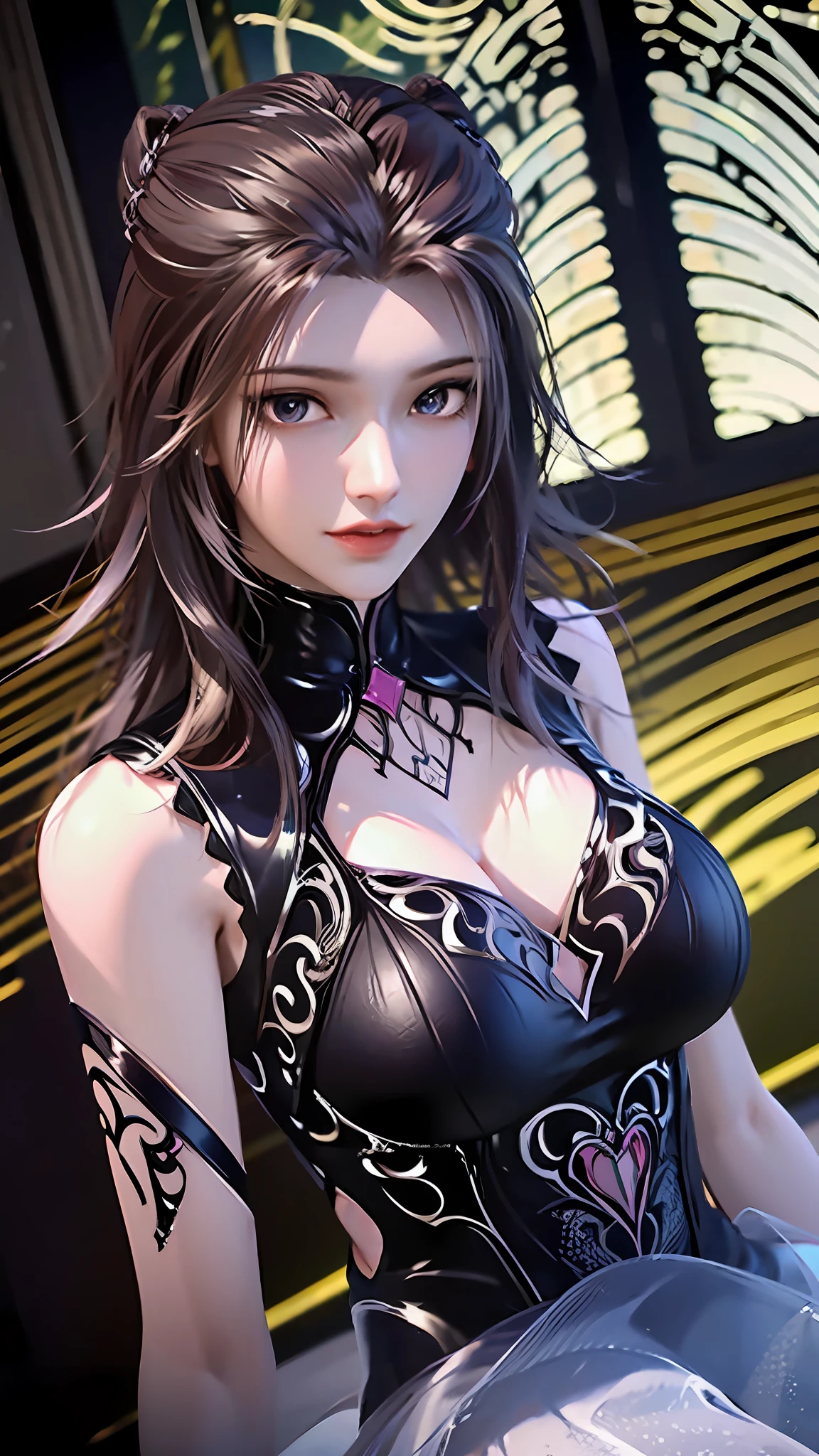 ((Dark Light, Top Quality, 8K, Masterpiece: 1.3)), (Focus: 1.2), (In Chinese, Casual Theme, Indoor: 1.5), (Beauty & Slim Abs: 1.4), ((Layered Hairstyle)), (White Shirt: 1.6), (White Lace Short Skirt: 1.3), Highly Detailed Face and Skin Texture, Whitening Skin, (Full Body: 1.4), White Clothes, Security, Water Element, Dark Forest, Night, Spooky and Contrasting