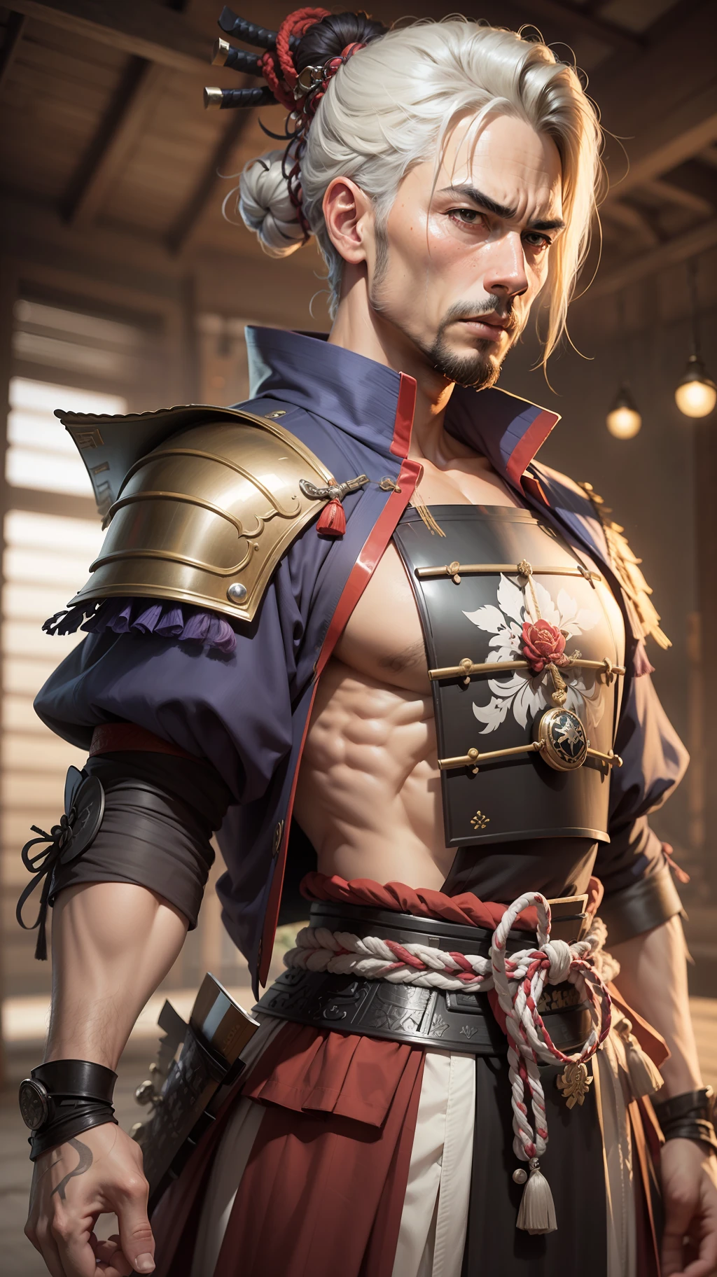 Mestre samurai ((alta qualidade))
