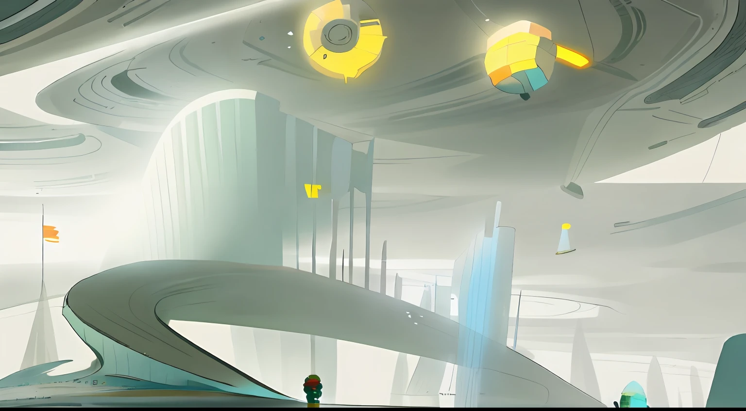 Light cones, futuristic, destiny of design