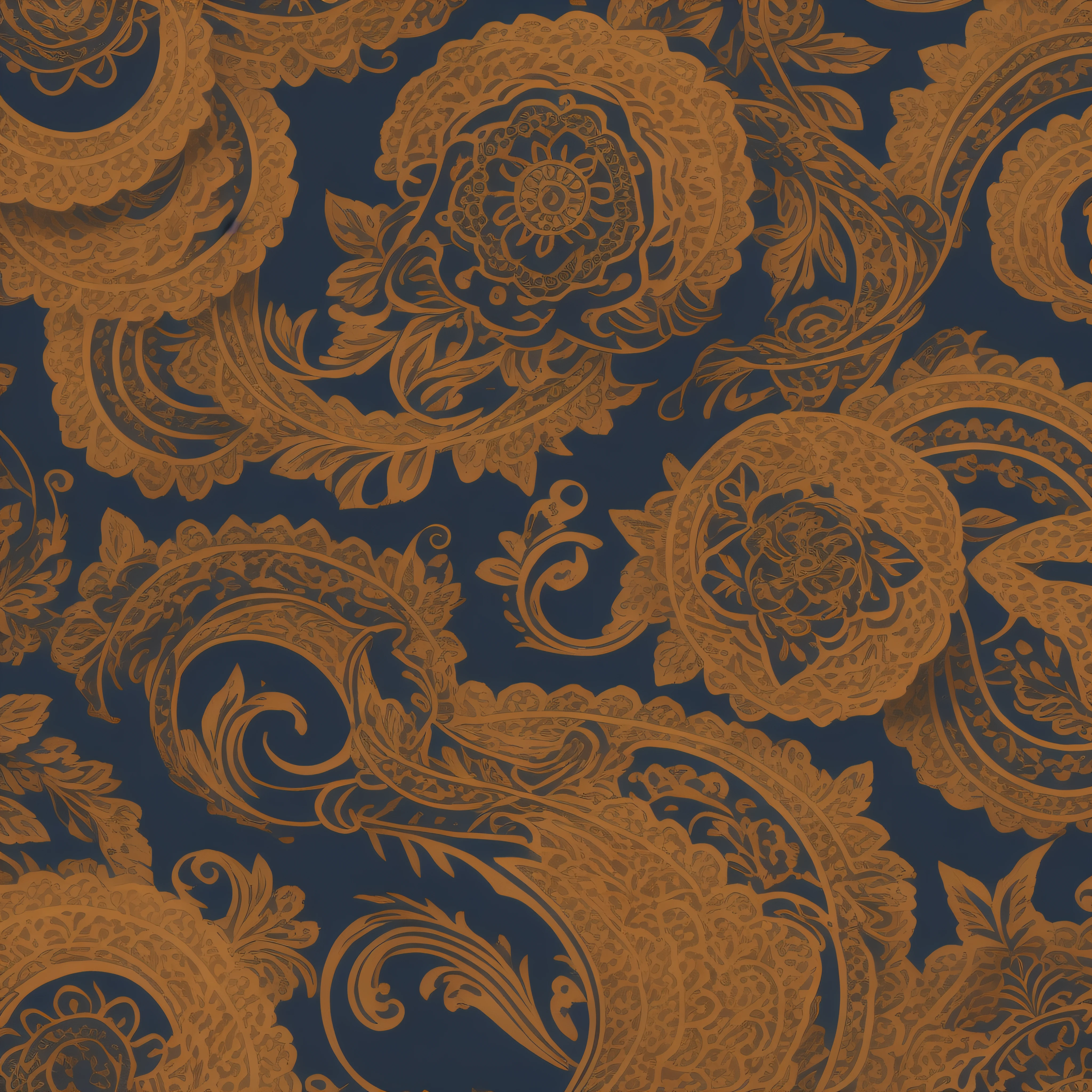 Jaguar, cabeza de jaguar, captura amplia, in a circular design with delicate edges and navy blue and brown tones, fine lines.