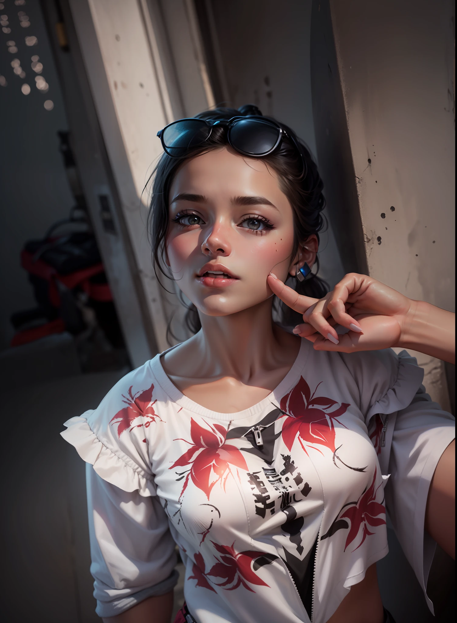Ultra realistic anime girl ,8k, colourfull background
