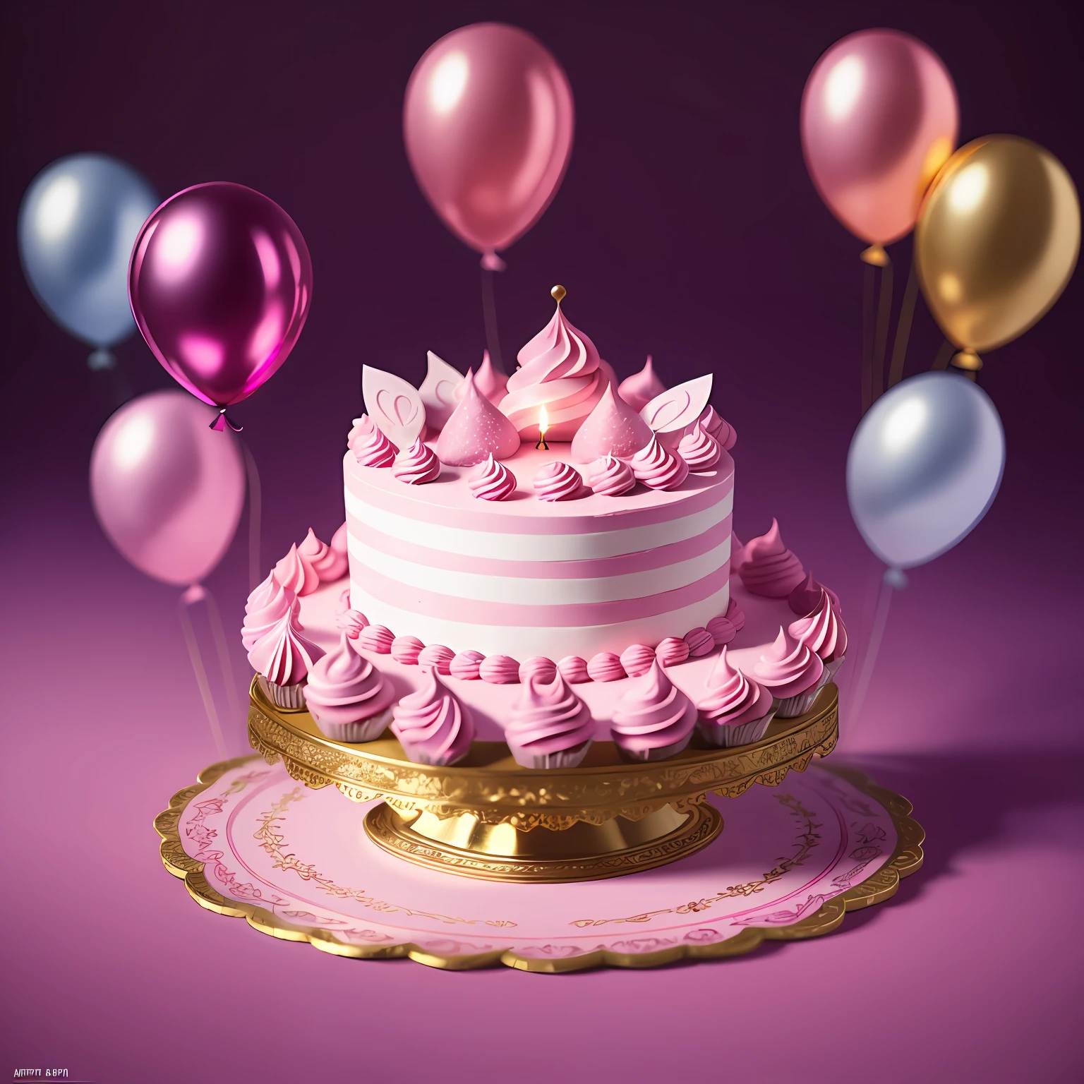 Fundo branco
O nome "P&P Doces" escrito em uma fonte divertida e arredondada na cor rosa taffy.
An illustration of a cake in the pot with layers of different colors, destacando o azul turquesa e o rosa taffy.
The cake in the pot is positioned above the name of the store, occupying a larger space. --auto