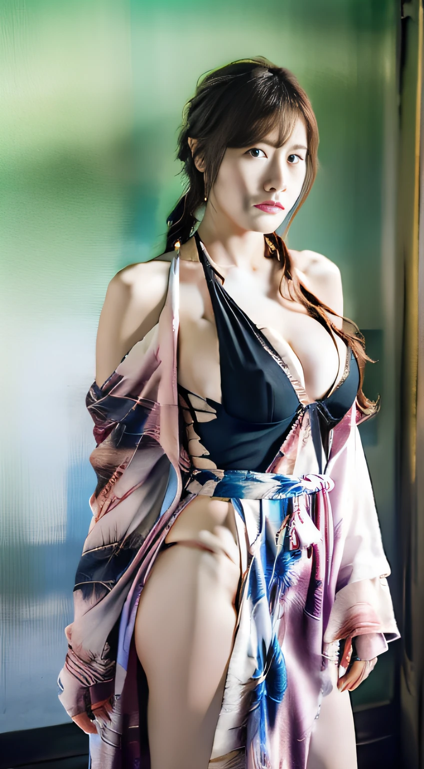Hanfu, National Style 3.2, Full Body, Walking Posture, Slow Motion, Men Wear Full Body Multi-layered (Heavy Robe: 1.2), (Blue Ice Flower Long Dress: 1.2), Gloves, (Very Detailed, Bloom: 1.5), (Highest Quality, Alessandro Casagrande, Greg Rutkowski, Sally Mann, Concept Art, 4k), (Analog: 1.2), (High Definition), (Detail Pupil: 1.1), (Painting: 1.1), (Digital Painting: 1.1), Detailed Face and Eyes, Masterpiece, Best Quality, (Highly Detailed Photo: 1.1), 8K, Realistic, (Ice Hair Color, Dynamic Hairstyle), (pureerosface_v1:0.1), Jeremy Mann, Sandra Chevrier, Maciej Kuciara, Sharp, (torn body: 1.1), realistic, realistic shadows, (ice background: 1.2), (Michelangelo), ohwx style<lora: (style of ohwx) masterpiece, best quality, (extremely detailed CG unity 8k wallpaper, masterpiece, best quality, ultra-detailed, best shadow), (detailed background), (beautiful detailed face, beautiful detailed eyes), High contrast, (best illumination, an extremely delicate and beautiful), (girl:1.5), ((Not relevant)), ((caustic)), dynamic angle, beautiful detailed glow, (portrait:0.2),dynamic angle, beautiful detailed glow, (portrait:0.2),pigtail,full body, (huge breasts, cleavage)