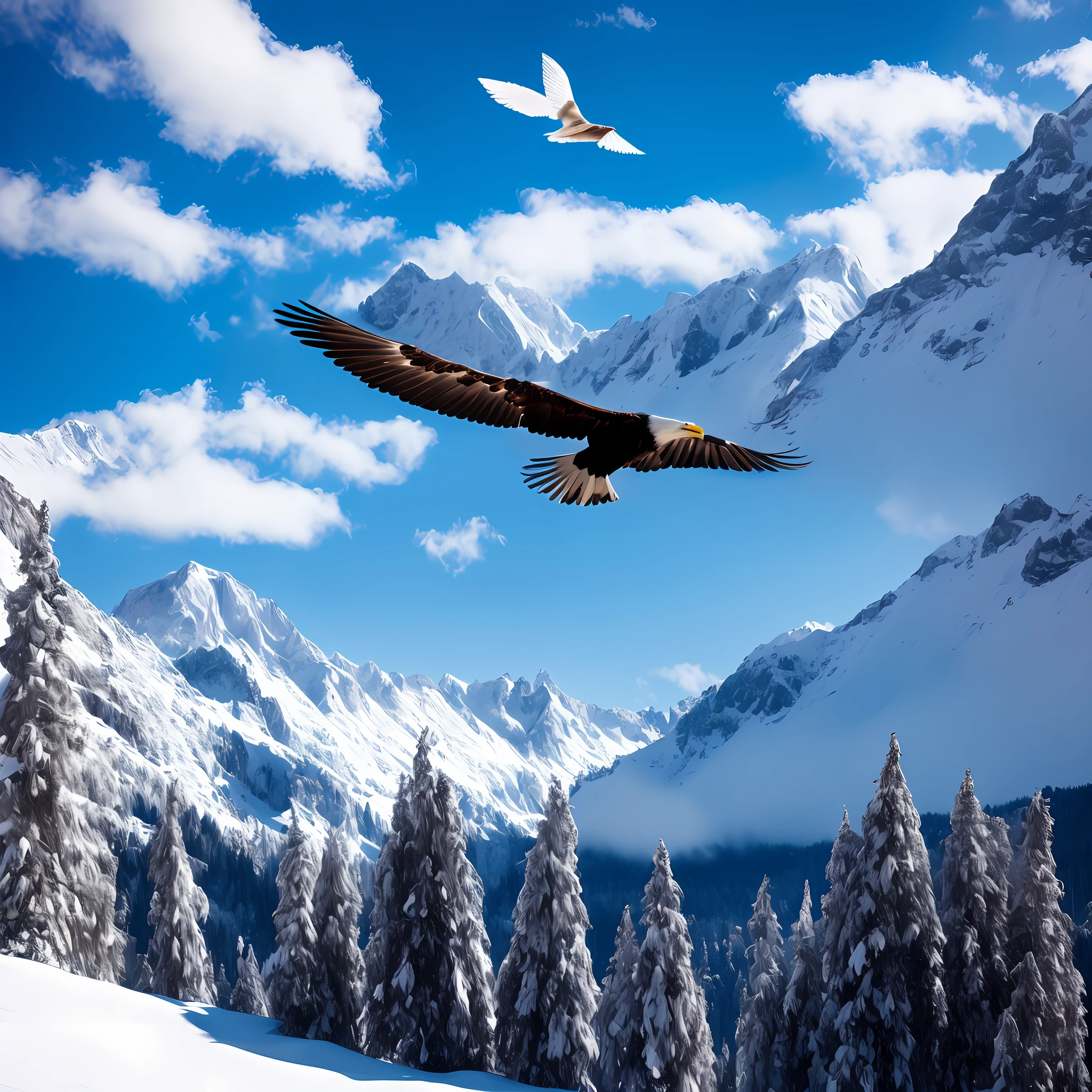 Roc bird,spread the wings,eagles