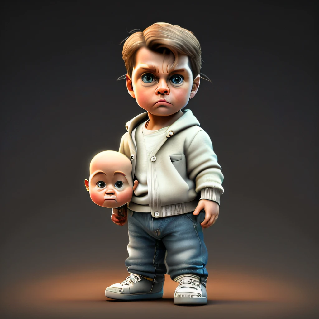 Tom Cruise, charachter, cuddly, little, meili, devian art, Trend Art Station, Digital art of, detailded, cuddly, realistice, humanoide, role, Small, Cinematic Sho,Cinematic Lights,Tom Cruise
