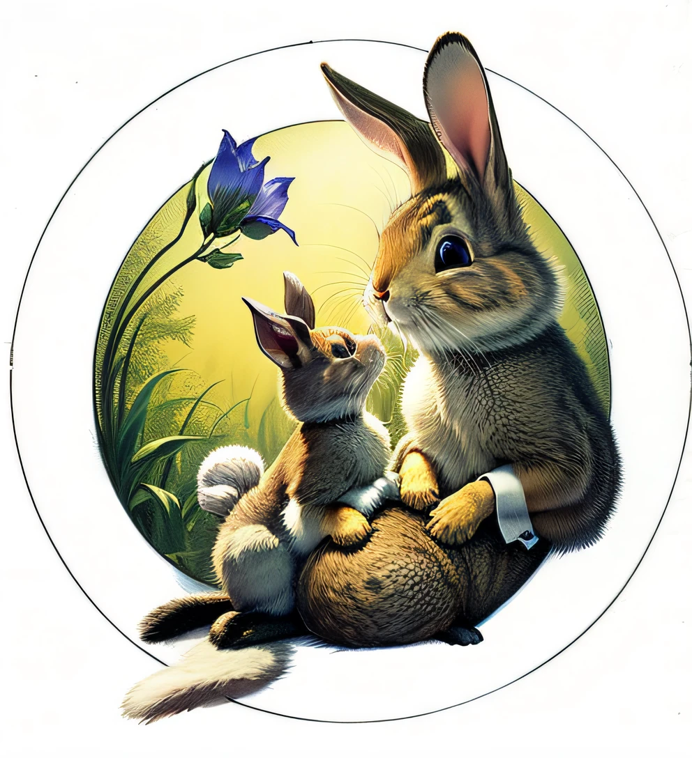 Affectionate image rabbit --auto