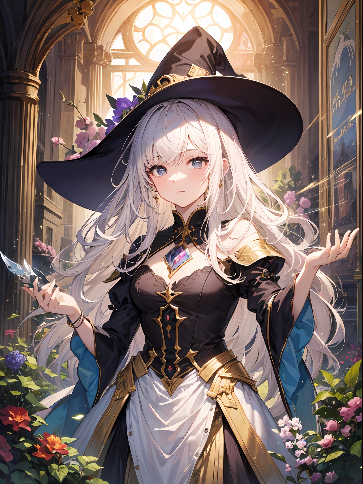 (Master Masterpiece、maximum quality、highestres、offical arts、Beautifully Aesthetic:1.2)、(Master Masterpiece、maximum quality、maximum quality、offical arts、Beautifully Aesthetic:1.2)、(Master Masterpiece、maximum quality、maximum quality、offical arts、Beautifully Aesthetic:1.2)、(a 1girl:1.3)、highly detail、(Fractal Art:1.3)、colorfull、Supreme Details、「Enchanting witch from another world」This painting titled、It depicts a captivating beautiful witch manipulating magic in the castle gardens without limits。The castle spreads out、The garden there is、It creates an atmosphere as if a door to another world has appeared..。
Standing at the center is、Beautiful witch in a sophisticated dress。His face is meticulously drawn.、He has a profound expression on his face, as if he strongly wishes for something.。In her hand is a luxurious wand.、From that wand is emitting mighty magical powers。 The magic cast is、It was released as an explosive force from the tip of the wand.、The energy that reverberates through the garden as a beam of colorful light is very powerful.、A beam of light makes a large trajectory in the sky。
The charm of this painting is、The mighty and enchanting beauty of the witch、Y、It skillfully captures the mystique of the garden.。 、And the witch's facial expressions and movements are very realistic.、It has the power to draw the viewer into the place。
In addition、the light and shadow production is also stunning。The beam of light emitted by the cane is、Illuminate the gardens and castle、pure、Creates a sense of distance from the visual light source to the witch.。Quality produces realistic images、It can convey visual beauty and story appeal at the same time。
This is、Not only visually appealing works、It is a work that further enriches the visual experience by drawing a story.。 」We are thinking about the theme to the fullest。The images are very realistic and、Very detailed and、Must be a high resolution 16k。Sony F and 24-105mm f / Use a Sony Alpha 4 mirrorless camera with 1G OSS lenses。