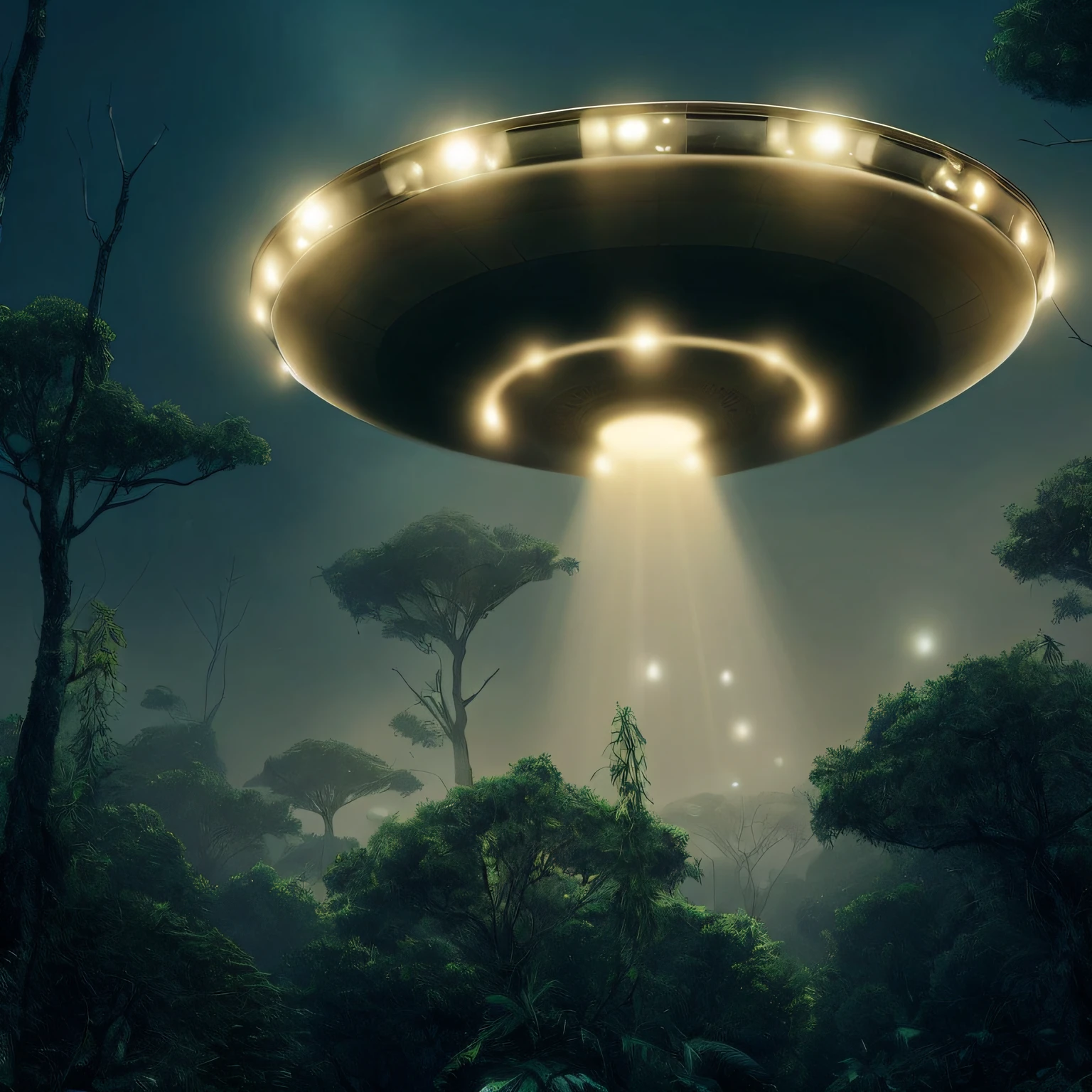 UFO NA FLORESTA