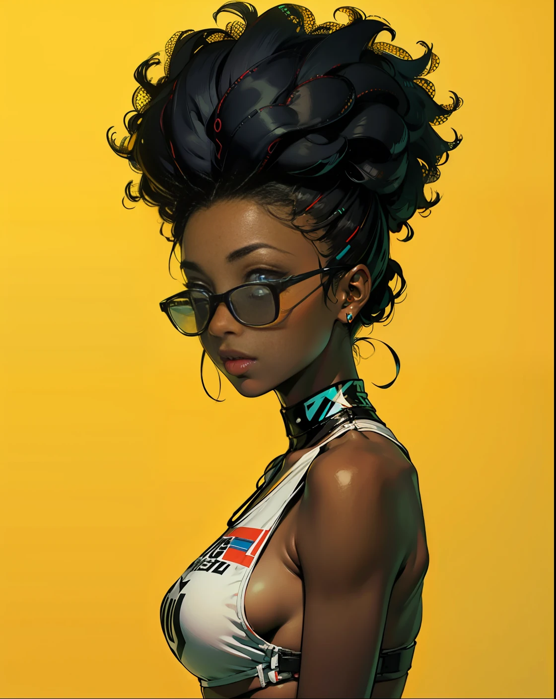 Egirl black skin color
