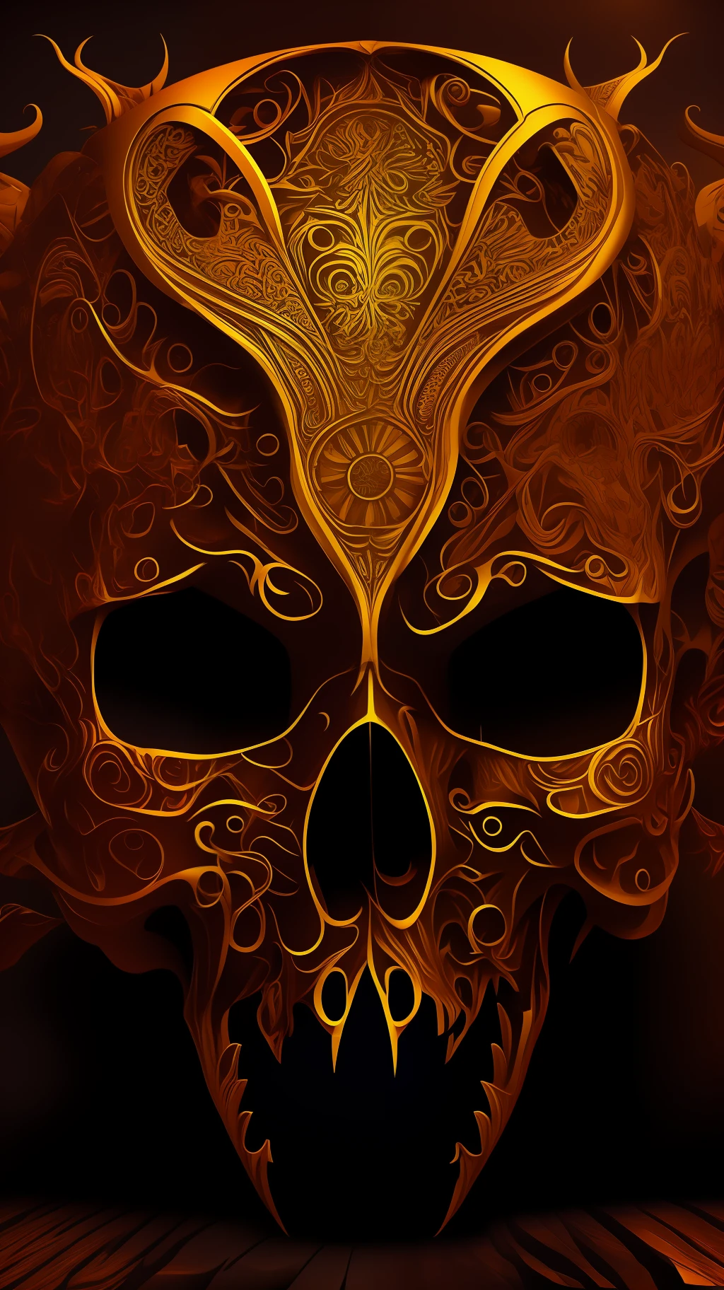 there is a blue and gold mask with a skull on it, fantasy skull, arte escura altamente detalhada, Arte digital escura, mas detalhada, fantasia sombria. intrincado, arte digital altamente detalhada, adorned with demon skulls, arte digital de fantasia detalhada, Arte 3D digital detalhada, arte digital altamente detalhada, sacred skull, sinistro altamente detalhado, Arte digital altamente detalhada em 4k