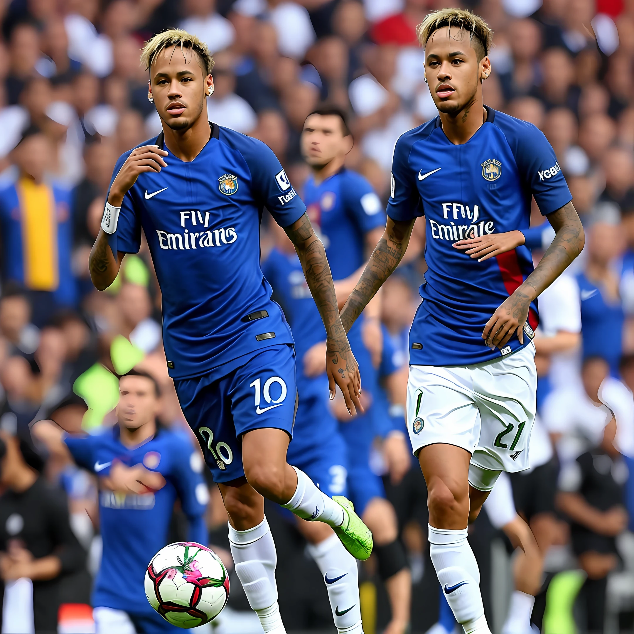 Neymar de vestido