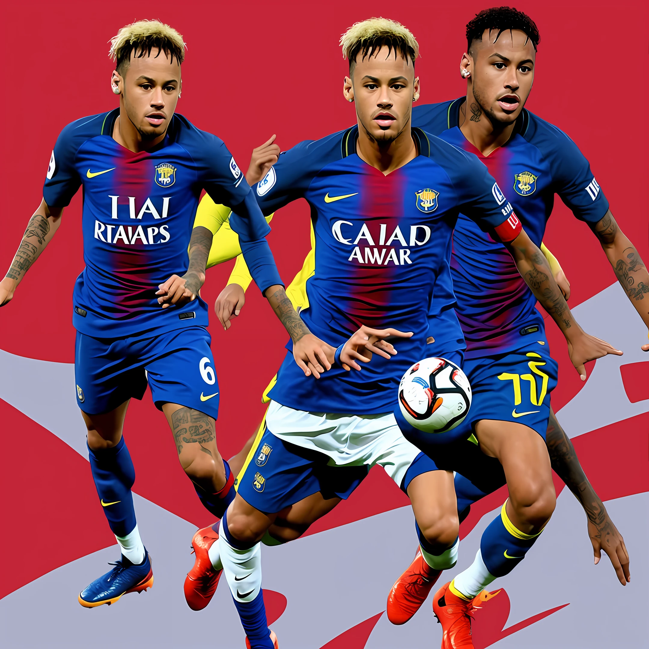 Neymar de vestido