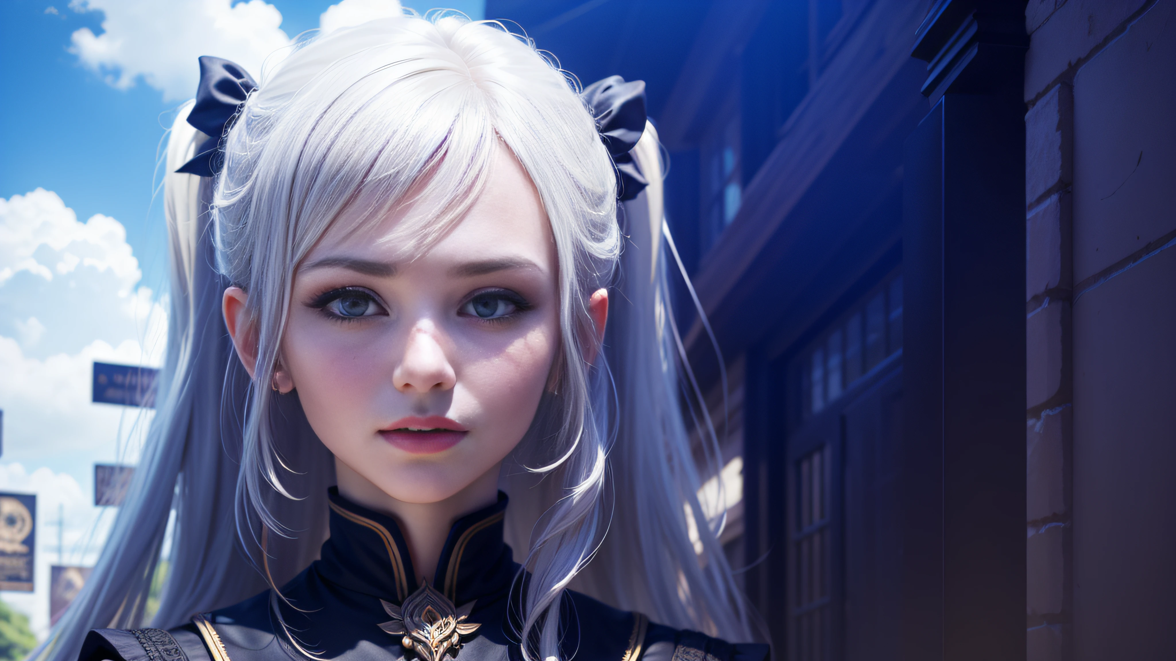 the eminence shadow, shadow garden, live action, realistic, girl --auto
