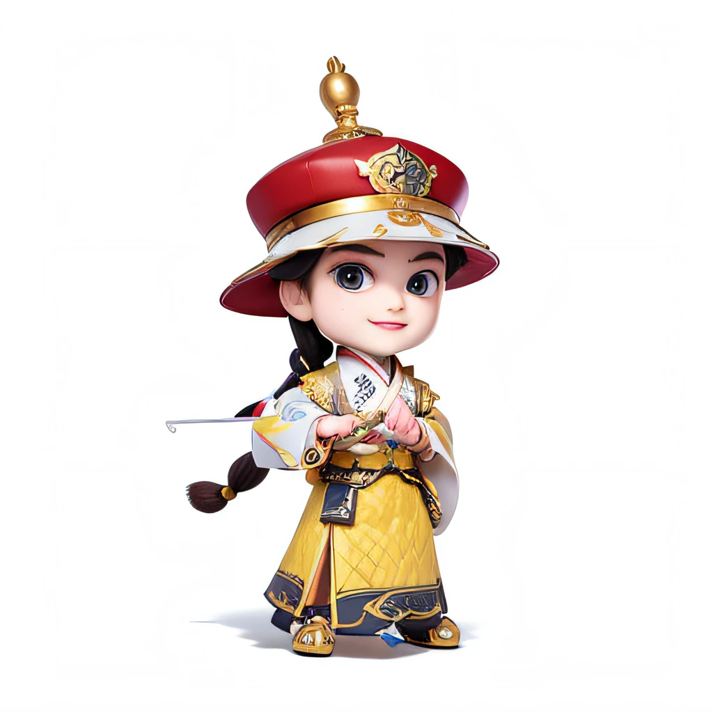 cartoon character of a chinese boy in a traditional dress holding a fan, inspired by Pu Hua, inspired by Hu Zaobin, zhao yun, inspired by Dong Yuan, heise jinyao, inspired by Cao Zhibai, Yun Ling, queen of the sea mu yanling, Inspired by Zhao Yuan, zhongli from genshin impact, chinese empress