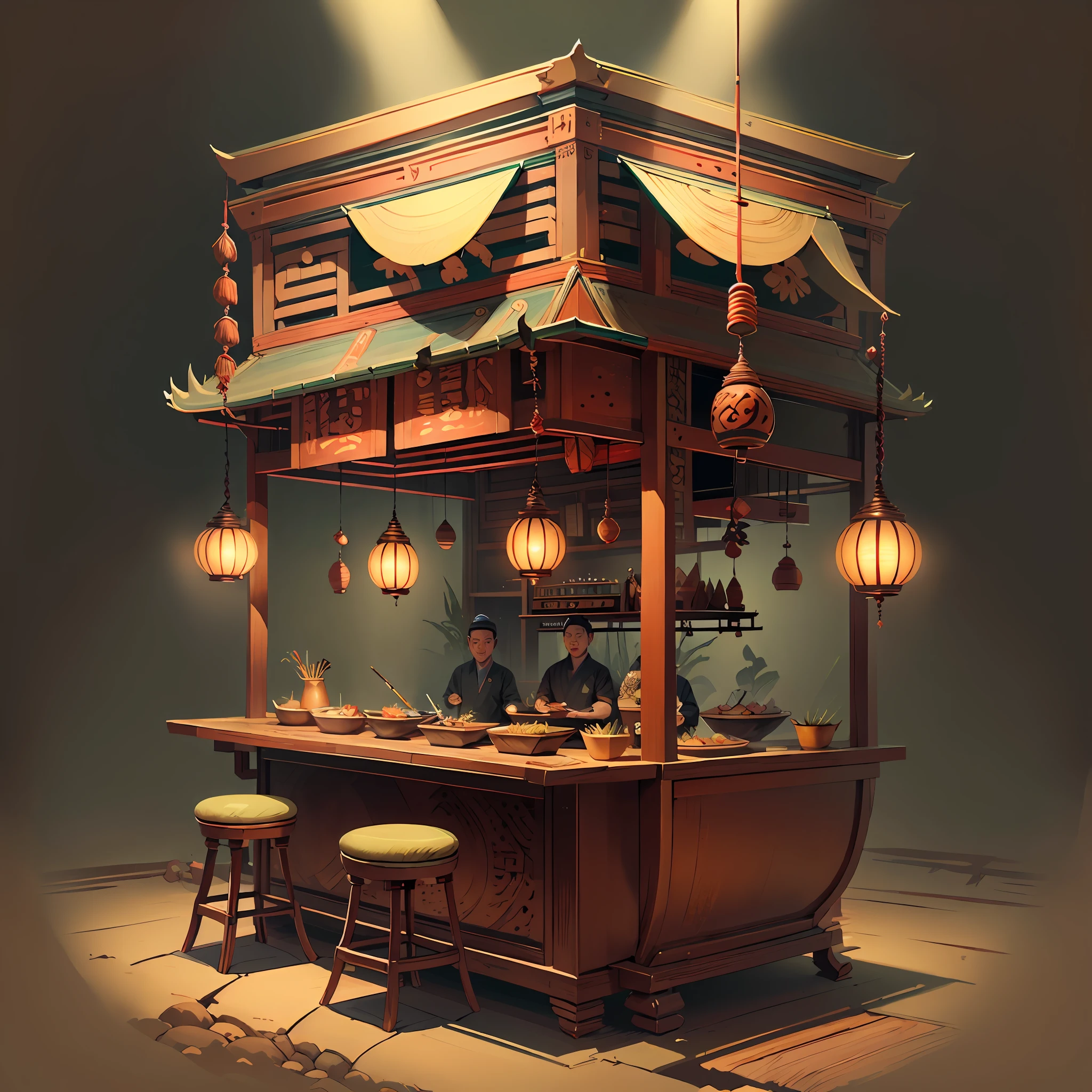 JavaPunkAI
Sushi bar, Java background, Javanese Art, Javanese culture