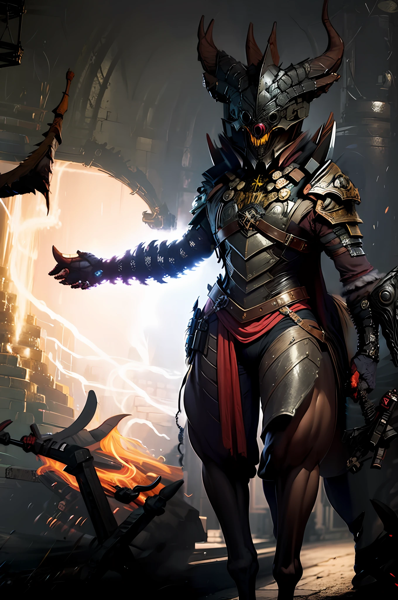 Armadura estilo diablo