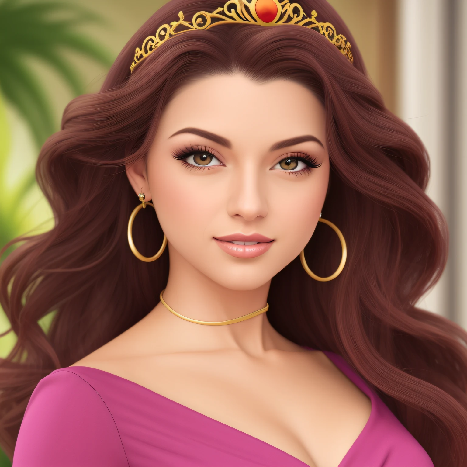 princesa de desenho animado