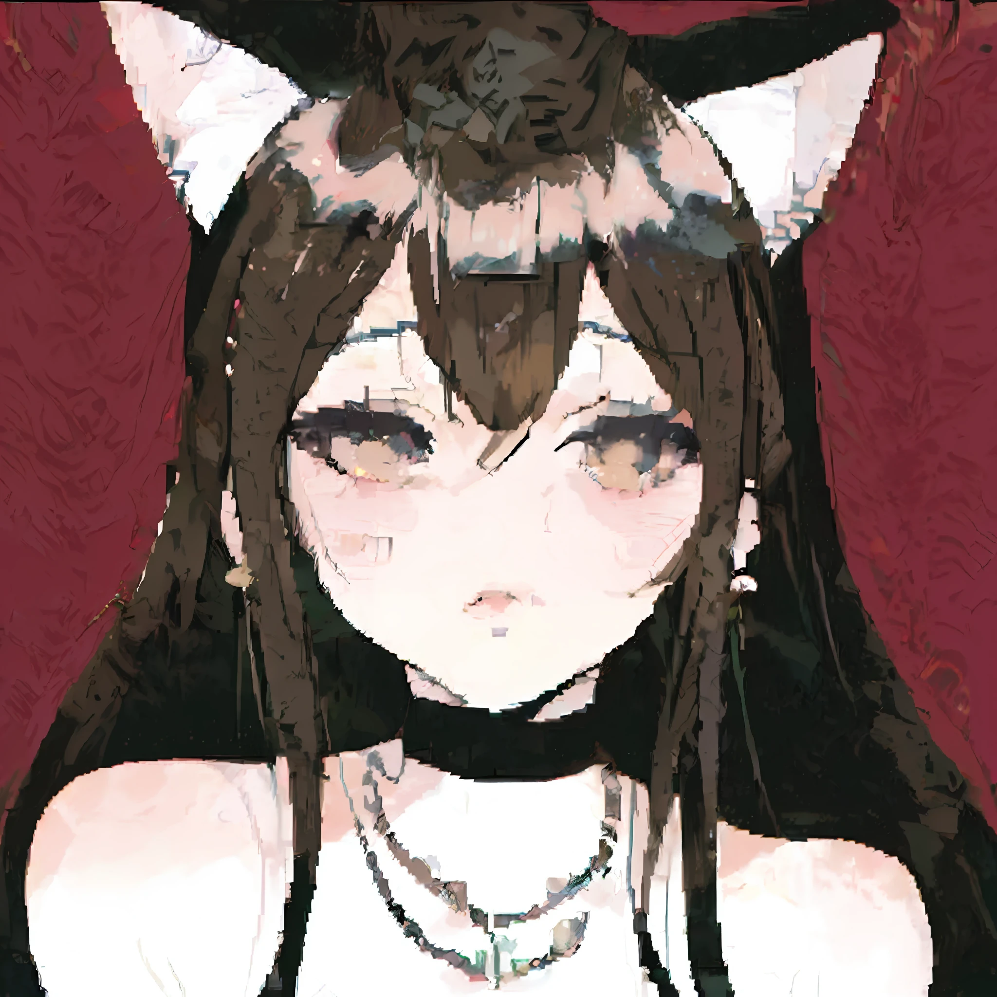 anime girl with long hair and cat ears wearing a choker, anime catgirl, beautiful anime catgirl, anime girl with cat ears, cute anime catgirl, catgirl, very beautiful anime cat girl, Attractive cat girl, Girl with cat ears, anime cat, Cat girl, beautiful young catgirl, very beautiful cute catgirl, seductive anime girl, (animegirl)