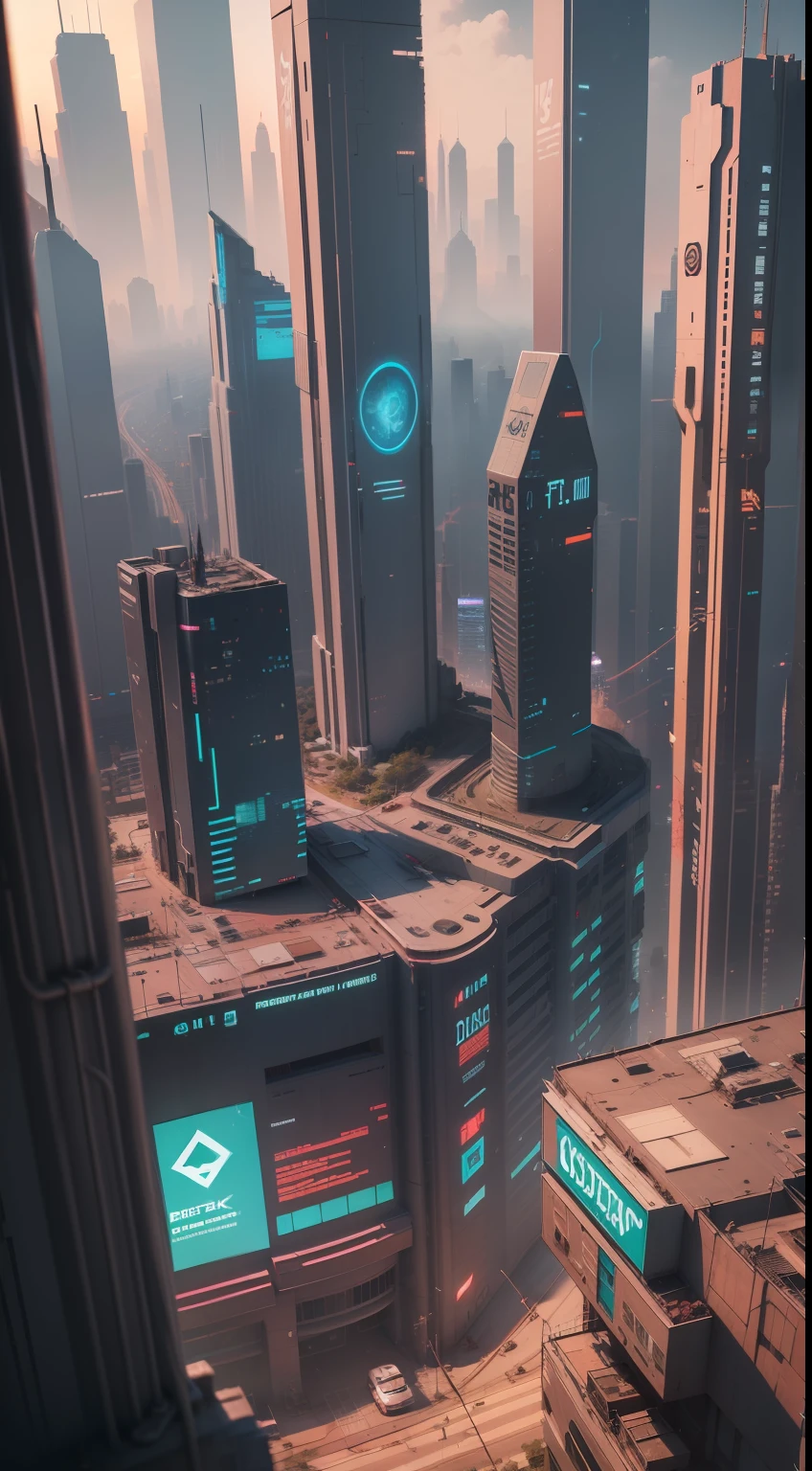 CyberPunk, 4k, Futuro, Ultra-Detalhes.