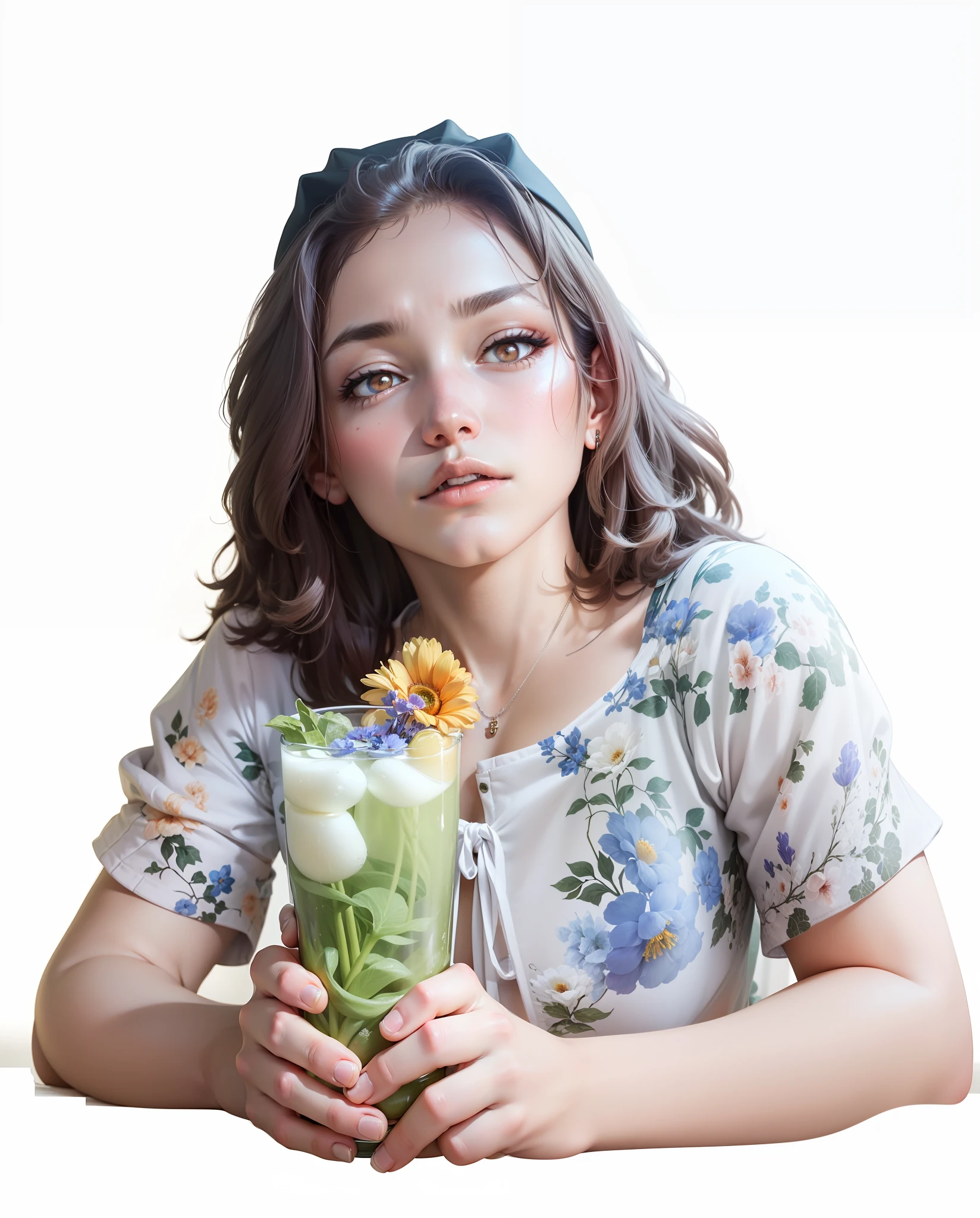 ((Best Quality, 8K, Masterpiece: 1.3)), (Flower Cap: 1.3), Focus: 1.2, Perfect Body Beauty: 1.4, Buttocks: 1.2, (Layered Haircut: 1.2)), (Dark Street: 1.3), Highly Detailed Face and Skin Texture, Full Body, Delicate Eyes, Double Eyelids, Whitened Skin, Long Hair, (Round Face: 1.5), (Loose Crop Top, Shorts: 1.6)