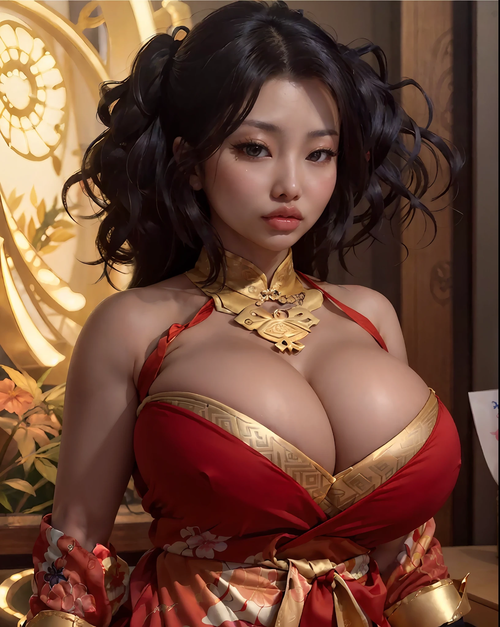 Nezuko from Demon Slayer, a close up of a woman japanese goddess, beautiful asian girl, asian girl, japanese model, oppai, oppai, thicc, beautiful asian woman, asian woman, korean girl, perfect body, sexy girl, russian and japanese mix, gorgeous chinese model, an asian woman, japanese oppai, Super thick but fit