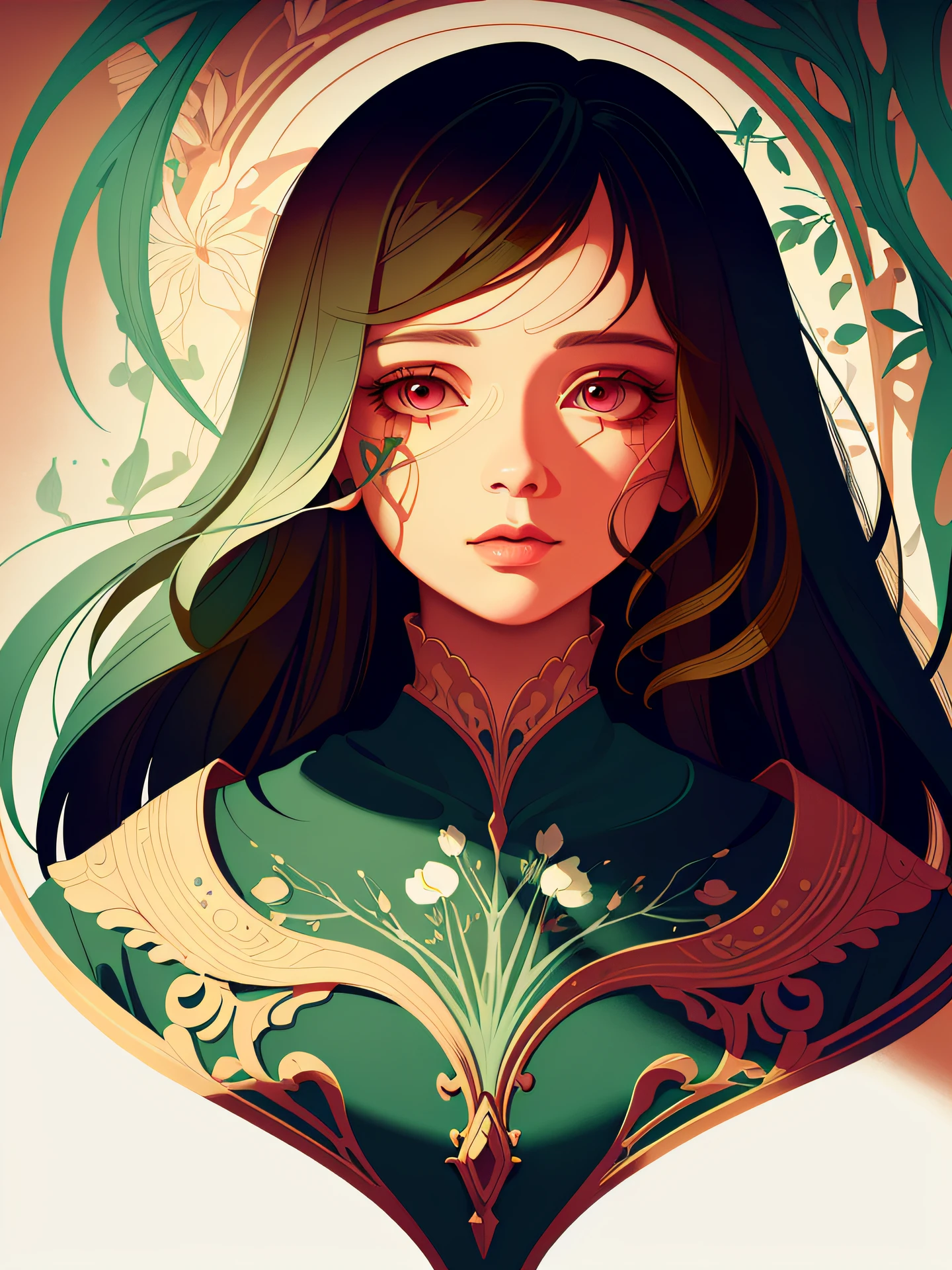 (Illustration:1.3) album cover (by Artist Anna Dittman:1), (((masterpiece))), (((best quality))), ((ultra-detailed)),(detailed light),((an extremely delicate and beautiful)),