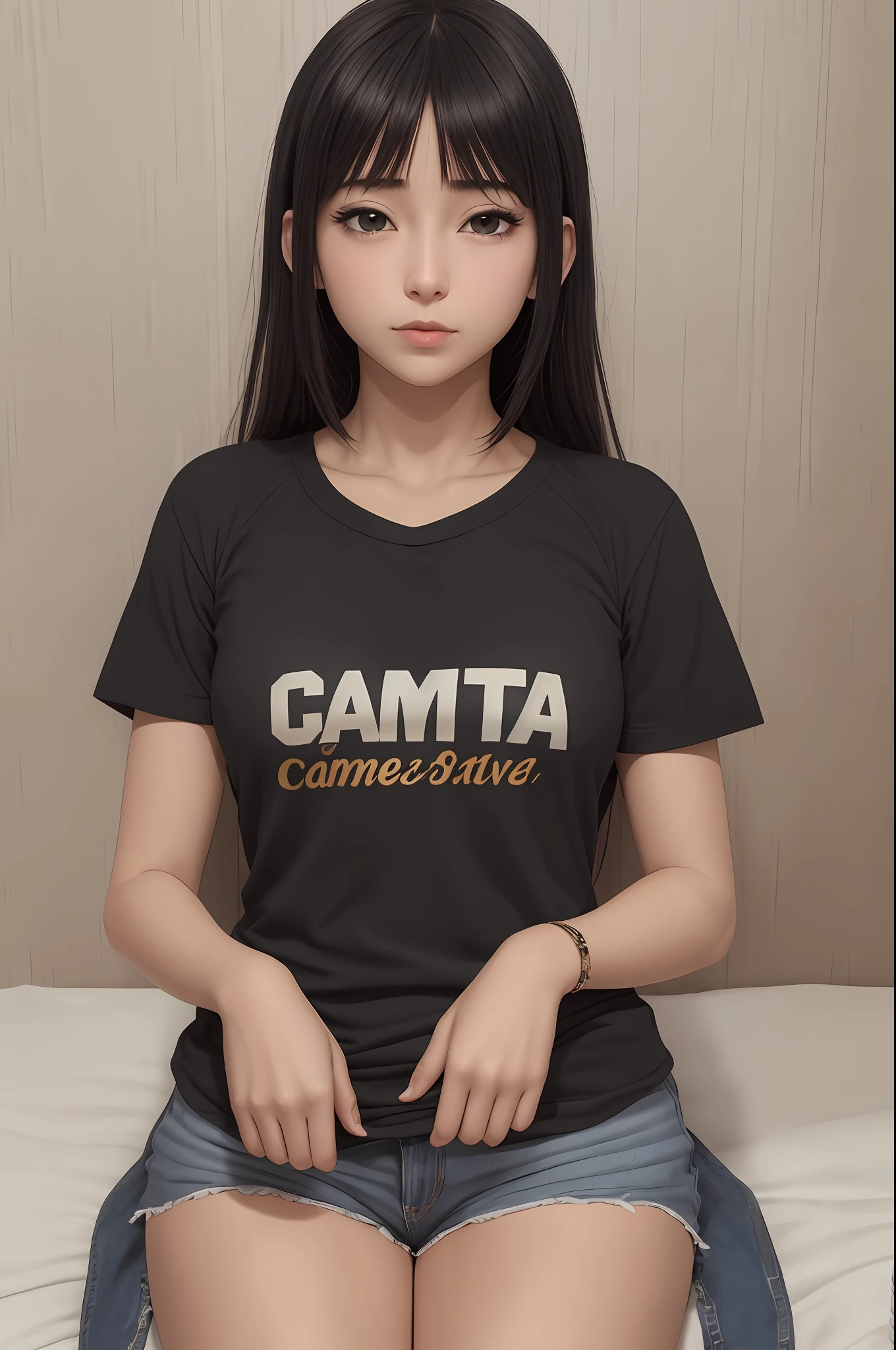 Hinata hyuga com camisa rubro negra