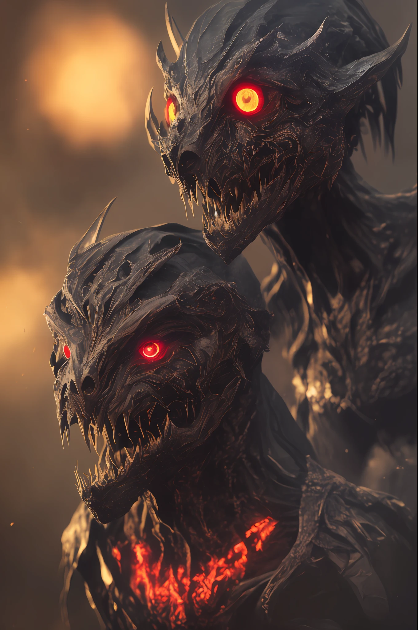 masterpiece, best quality, high quality,(a dark shapeless creature with a dark red glow and red eyes and surrounded by darkness:1.2), (darkness:1.2), abstraction, abyssopelagic, award winning photography, Depth of Field, HDR, extremely detailed, trending on artstation, trending on CGsociety, Intricate, High Detail,