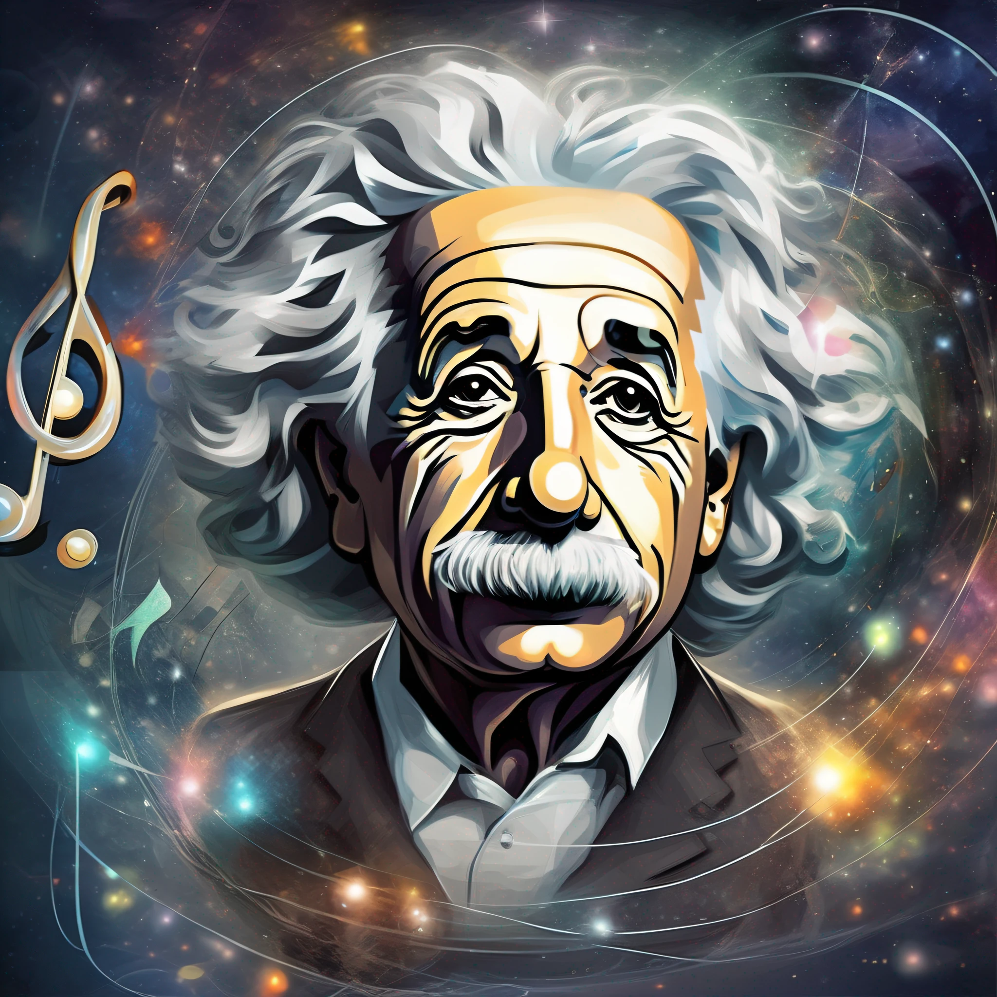 Einstein and music and science in an interconnection unraveling domains of knowledge