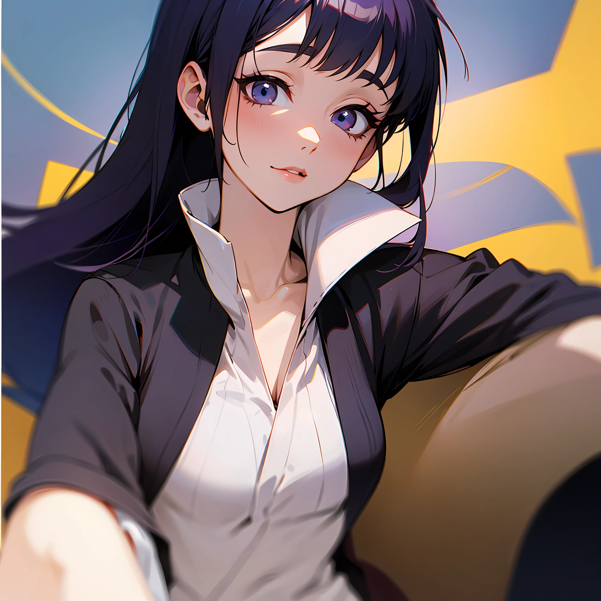 Hinata hyuga vestida como professora sexy --auto