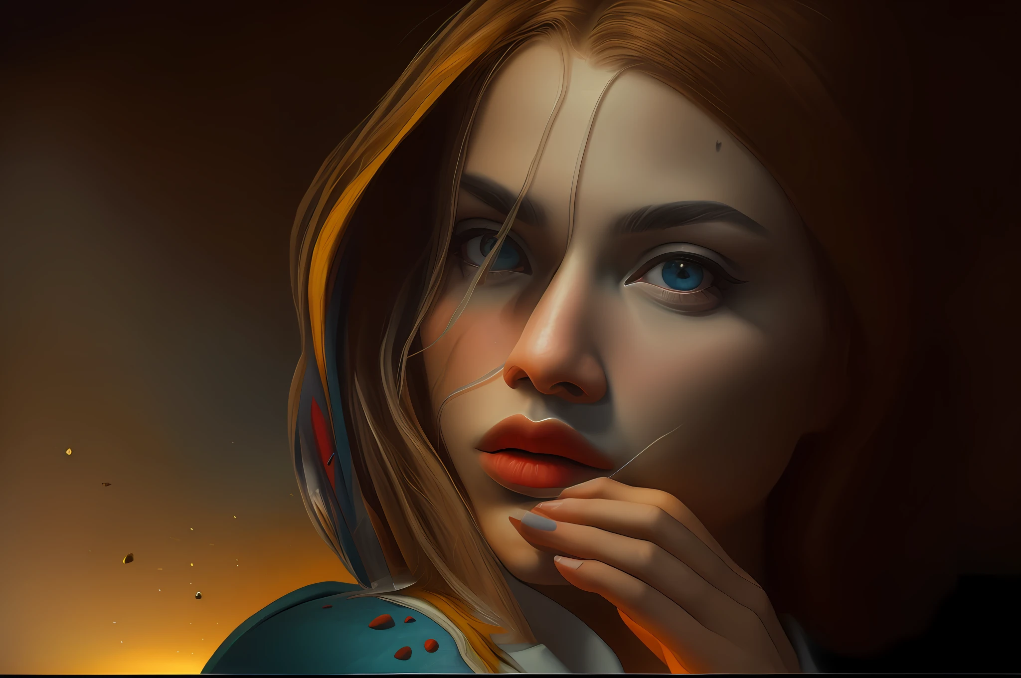 A masterpiece painting in the style of Salvador Dalí, hyperrealistic, enhanced textures and colors, 4k, cinematic lighting