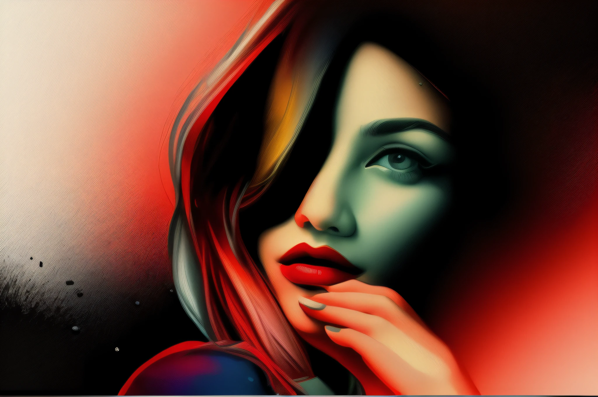 A masterpiece painting in the style of Andy Warhol, POP, brushstrokes, crosshatch, enhanced textures and colors, 4k, glamour light, soft focus, cinematic lighting