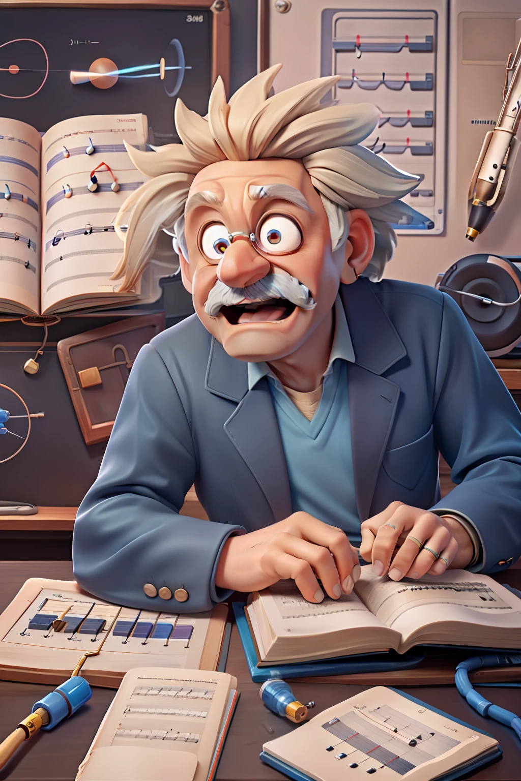 Einstein and music and science in an interconnection unraveling domains of knowledge