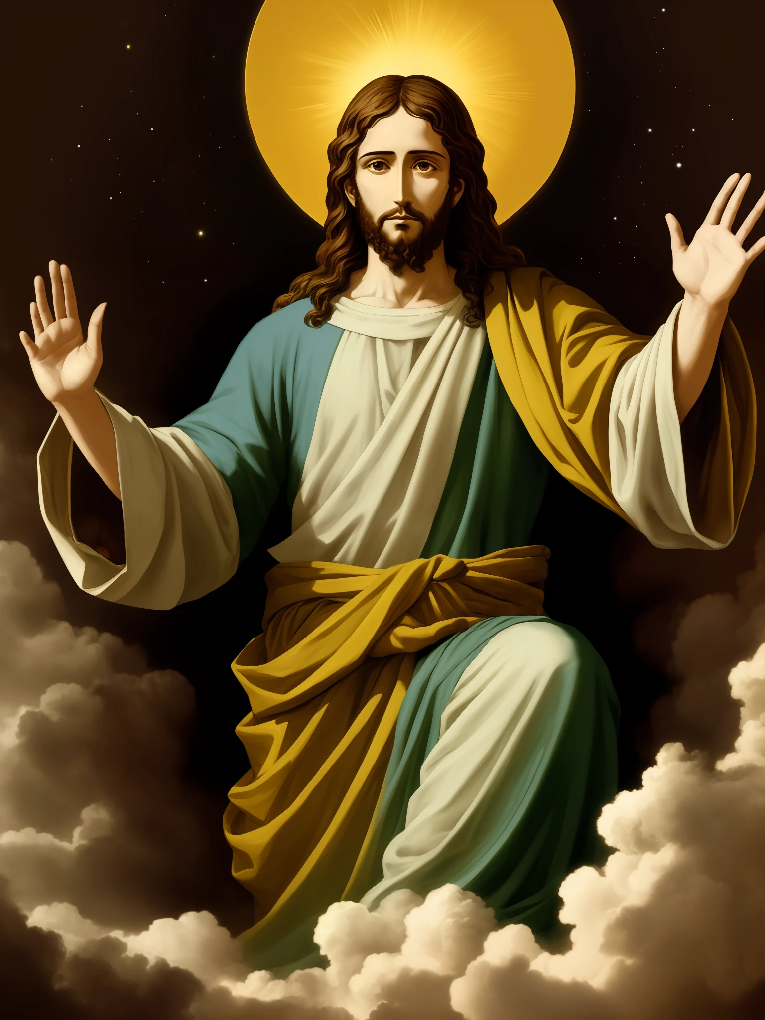 Image of Jesus with his hand outstretched