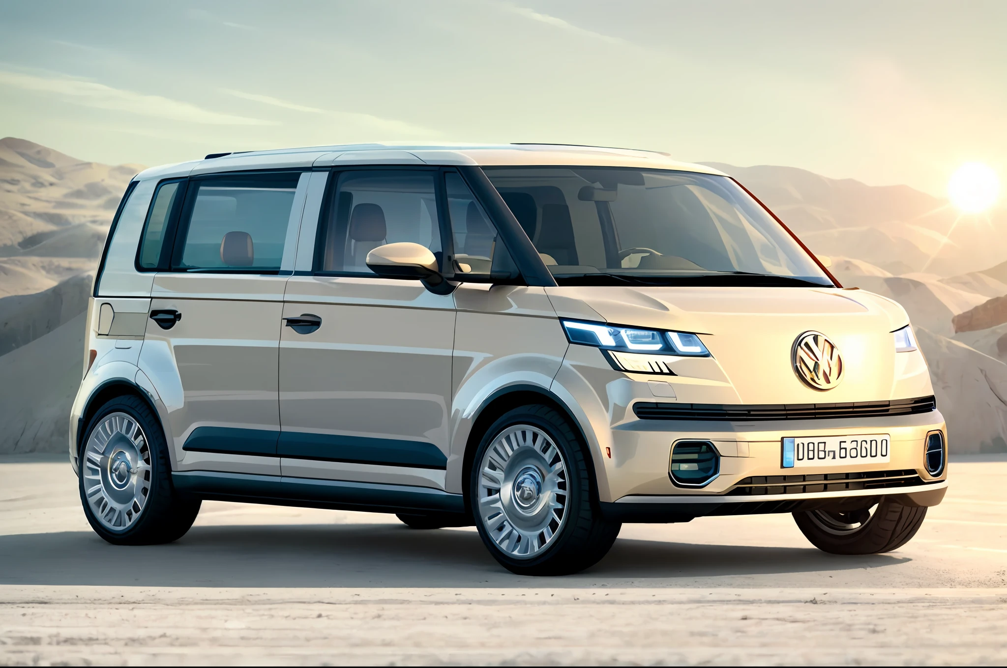 a red and white van parked on a white surface, microbus, vw microbus driving, Bullies, Carrinha, vehicle concept photo!!, vw bus on a street, 3/4 vista frontal, trending on vehicle design, o futuro, carro conceito, futuro!!, mas muito bonito", vista completa de um carro, um absurdamente bonito