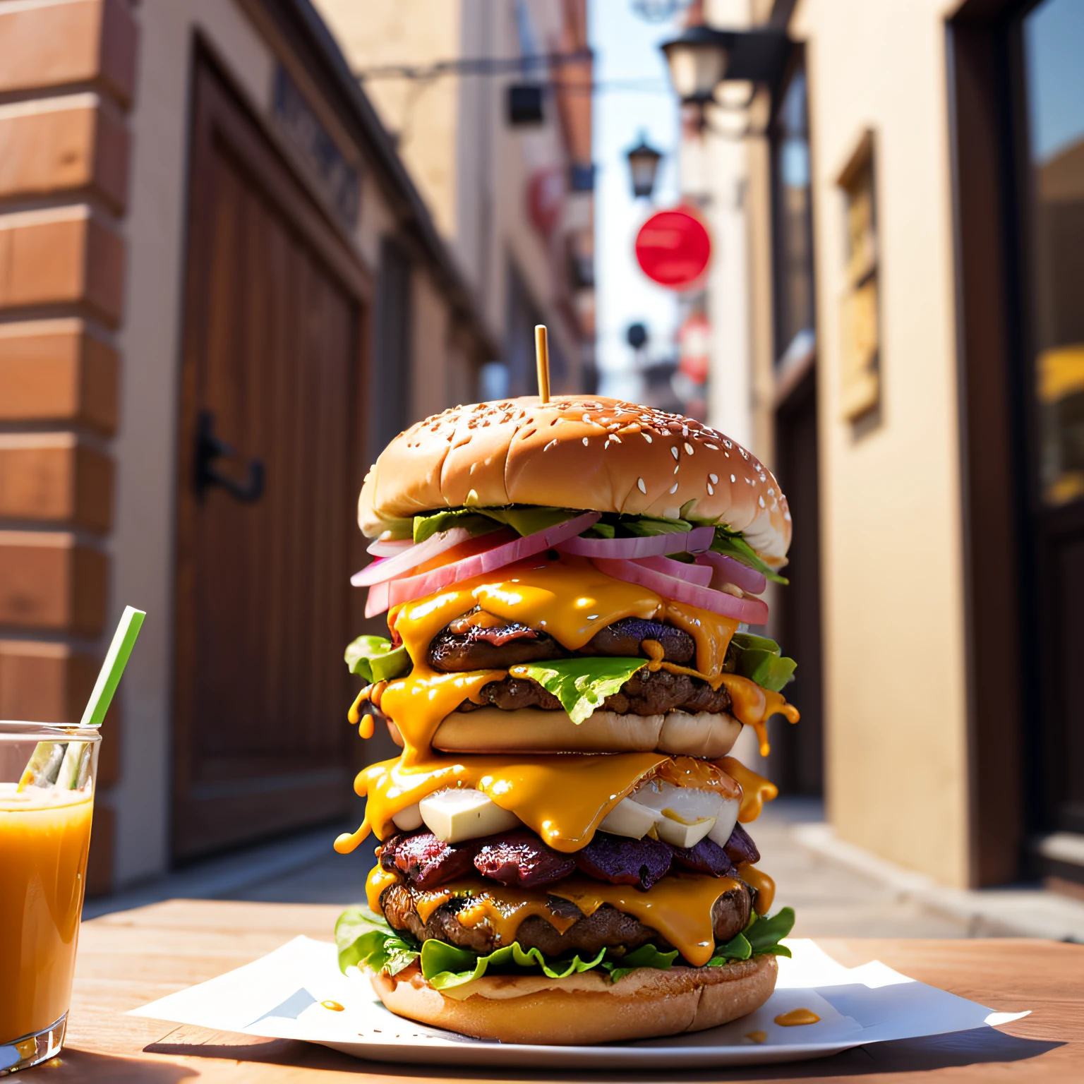 open fly burguer --auto