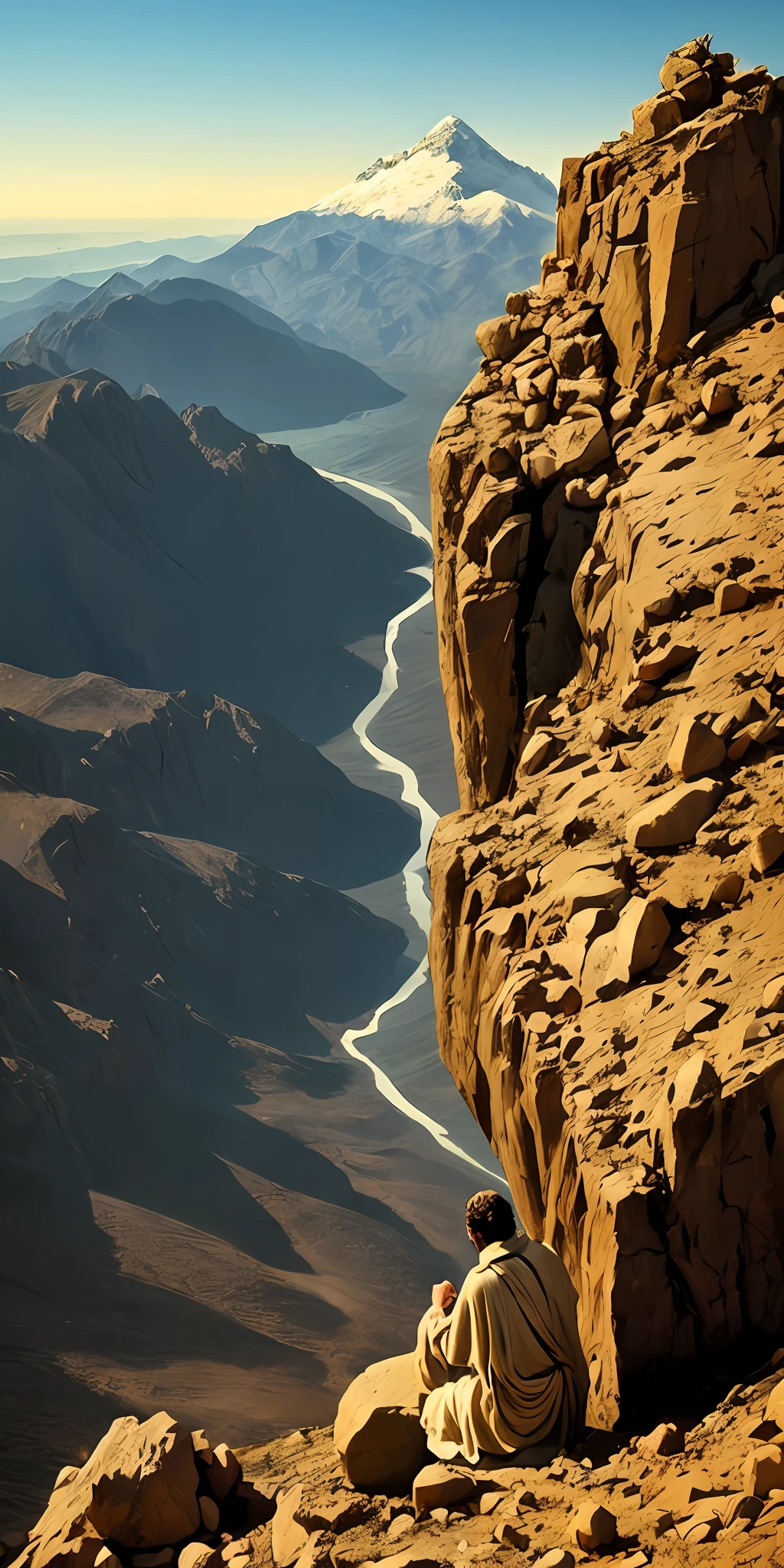 moses on mount sinai