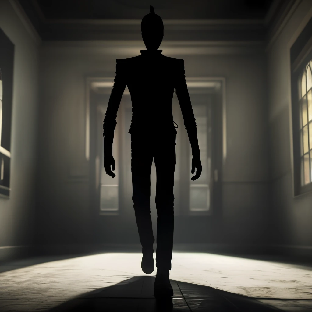 Slender Man Sinister Venereal Peeling Intense Dark Biological Horror, terrifying, overwhelming dread, emotional suffering, cinematic dynamics, detalhes extremos, HDR, 4k, Ultra-HD detalhado, fotorrealista hiper-realista Octane Render Unreal Engine