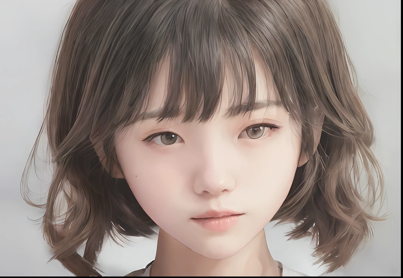 Meisterwerk、Realstic:1.4)、(extremely complex:1.2)、(Upper Bust:1.2)、(from front:1.3)、You can see the shoulders in a very neat dress.、slong hair、Breasts、hotel、Watch your audience、The expression is a little embarrassed、Japan people about with a small face of about 160 cm、Fashionable makeup、An idol-like face that looks younger than her age、Head tilt、1女の子、solo、super high res、8K UHD、flawless anatomy、Exquisitely detailed skin、Best Shadows、 delicate、high resolutions