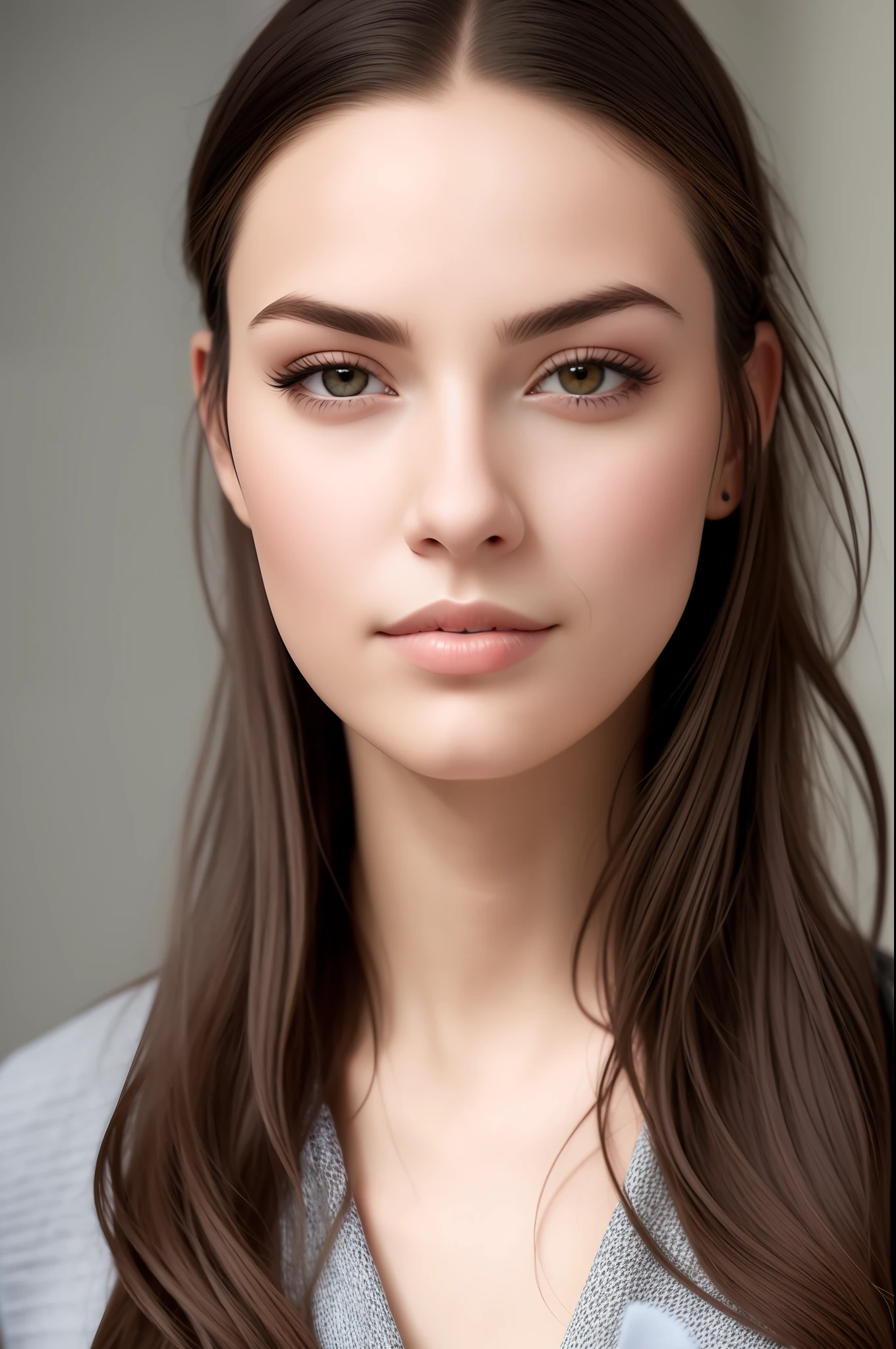 a photo of a woman, casual dressed, realistic skin