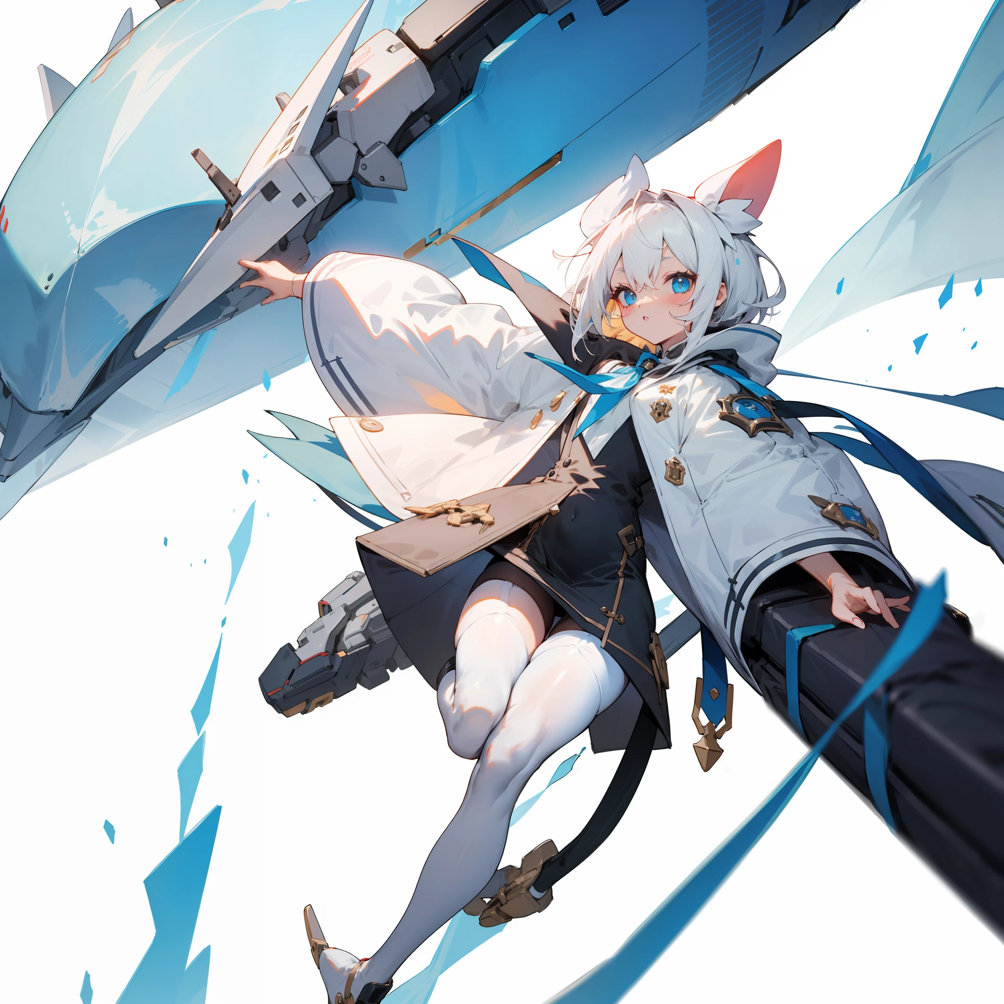 white stocking,Slightly thinner thighs