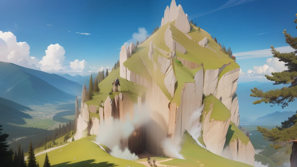 Make the mountain sharper